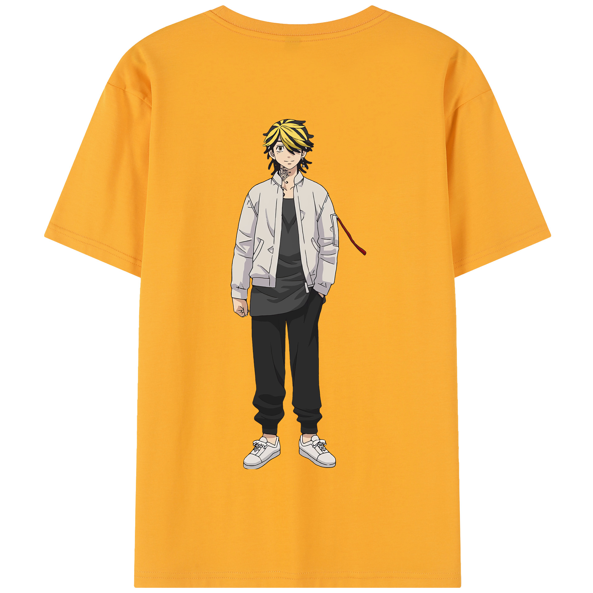 （画像用） 東京リベンジャーズ Tokyo Revengers 綿100％半袖Tシャツ（背面プリント）