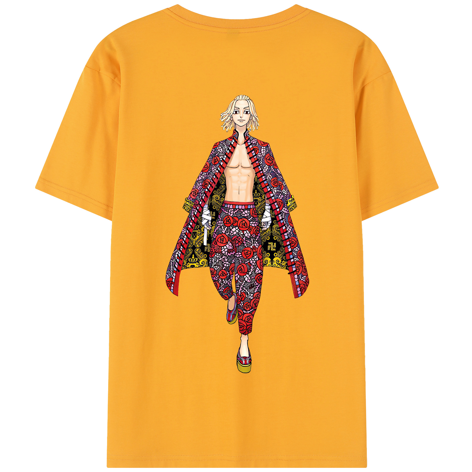（画像用） 東京リベンジャーズ Tokyo Revengers 綿100％半袖Tシャツ（背面プリント）