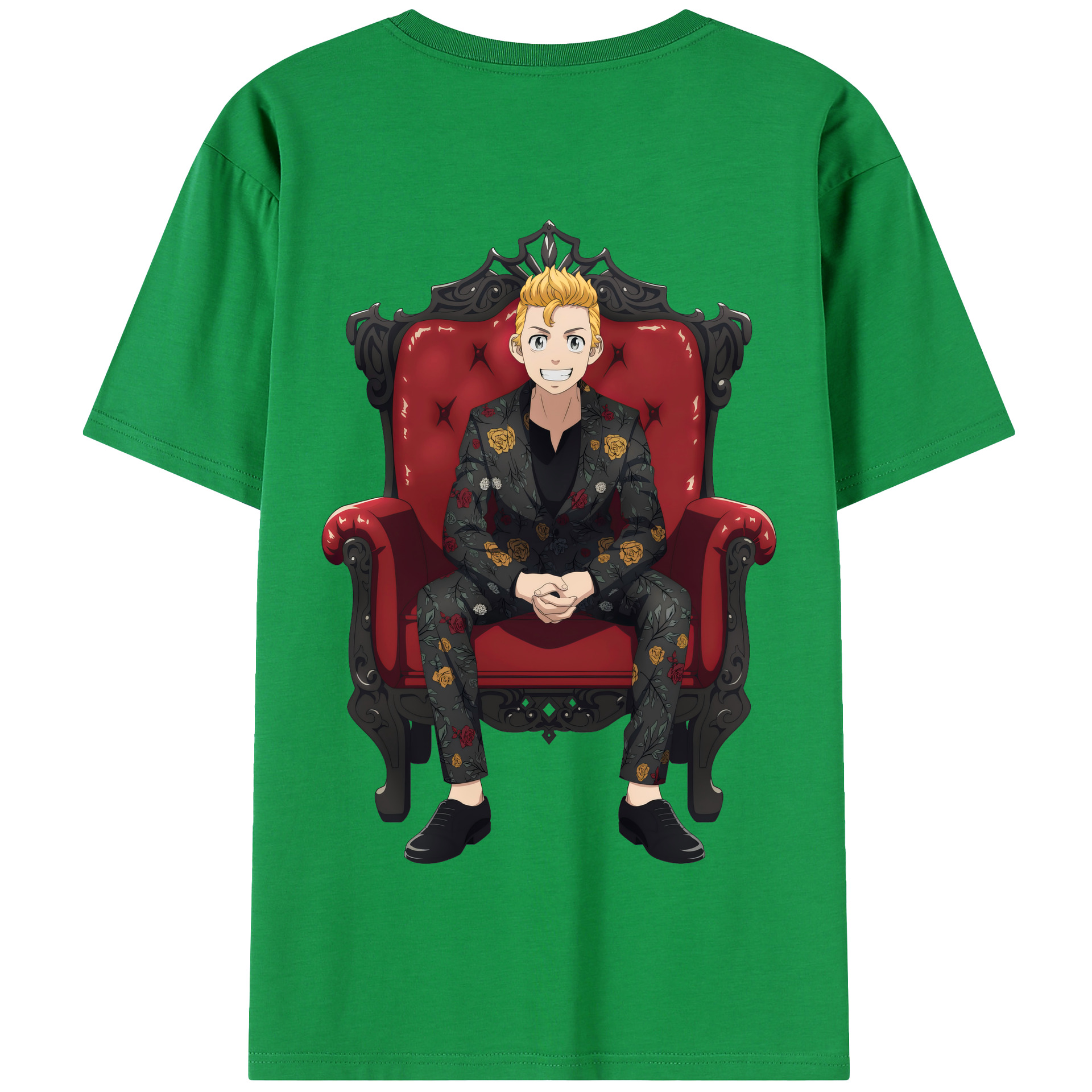 （画像用） 東京リベンジャーズ Tokyo Revengers 綿100％半袖Tシャツ（背面プリント）