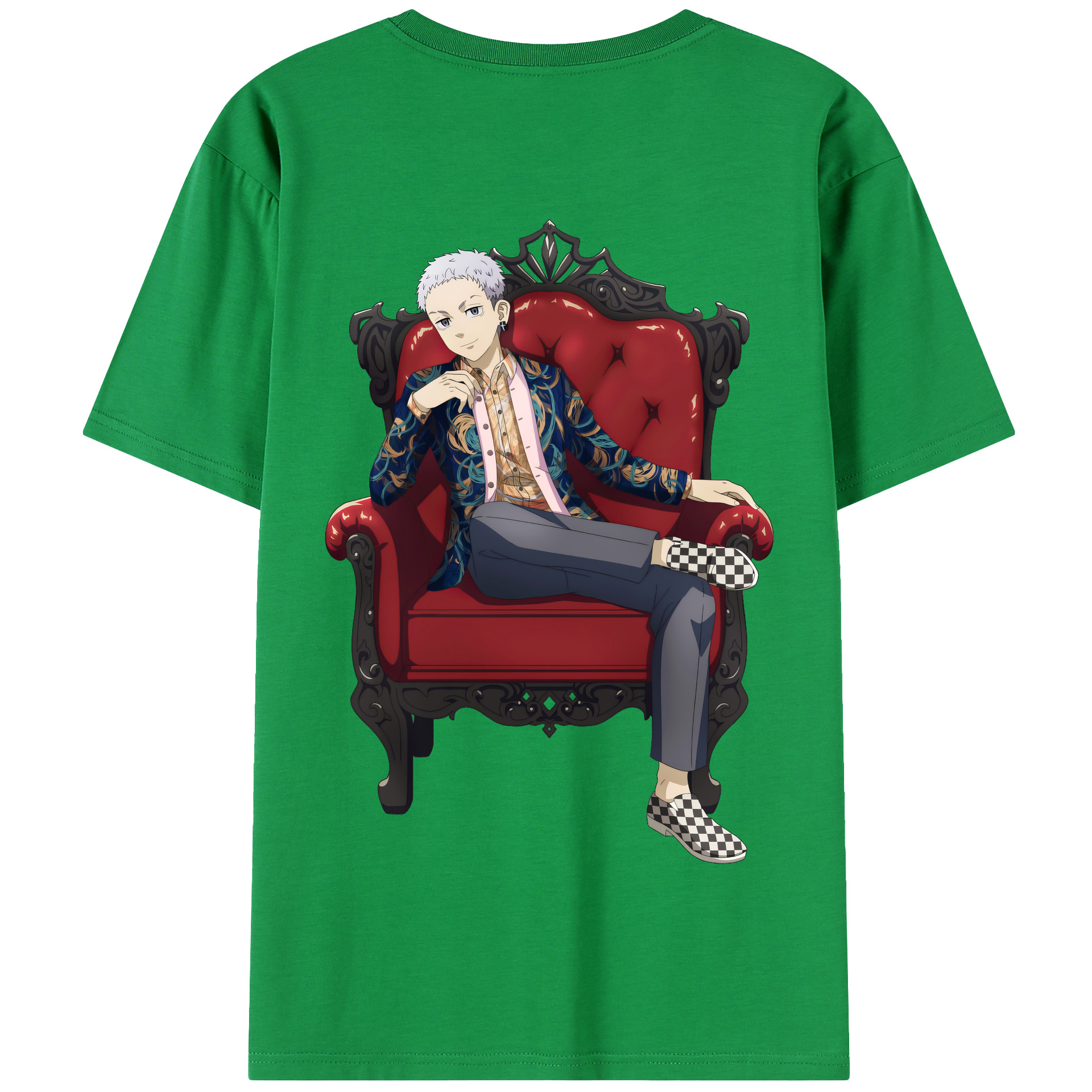 （画像用） 東京リベンジャーズ Tokyo Revengers 綿100％半袖Tシャツ（背面プリント）