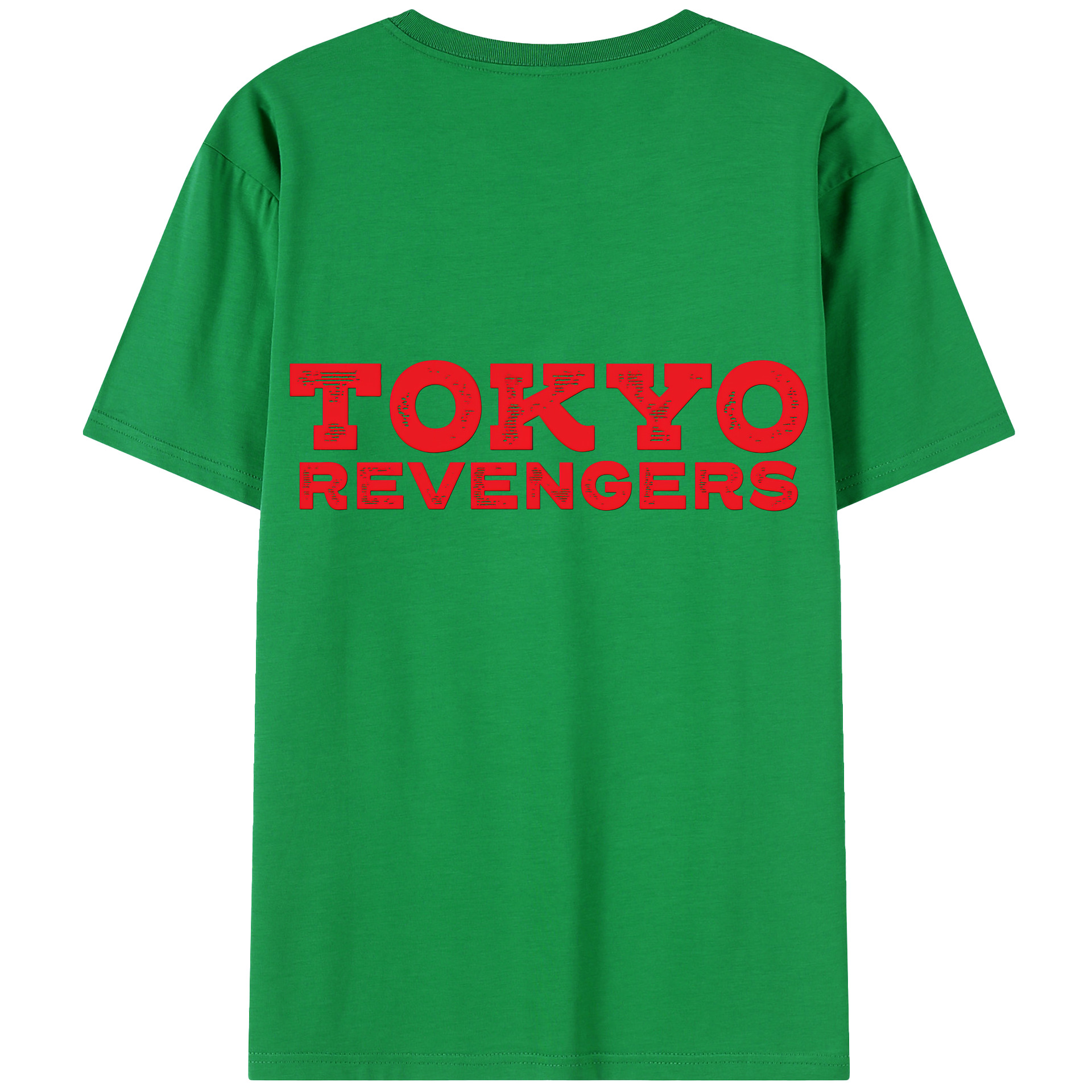 （画像用） 東京リベンジャーズ Tokyo Revengers 綿100％半袖Tシャツ（背面プリント）