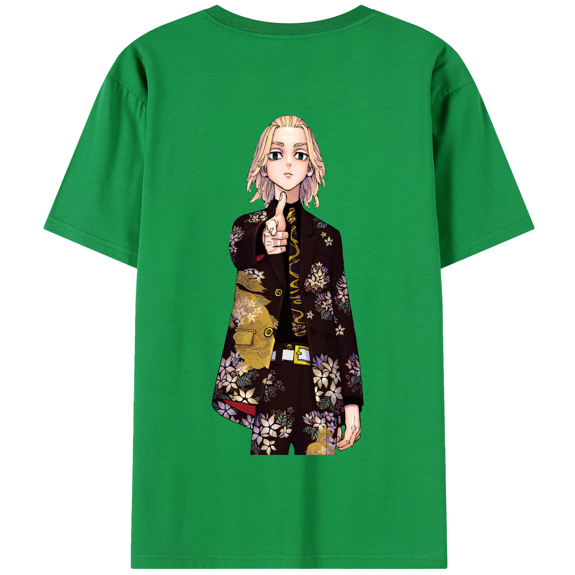 （画像用） 東京リベンジャーズ Tokyo Revengers 綿100％半袖Tシャツ（背面プリント）