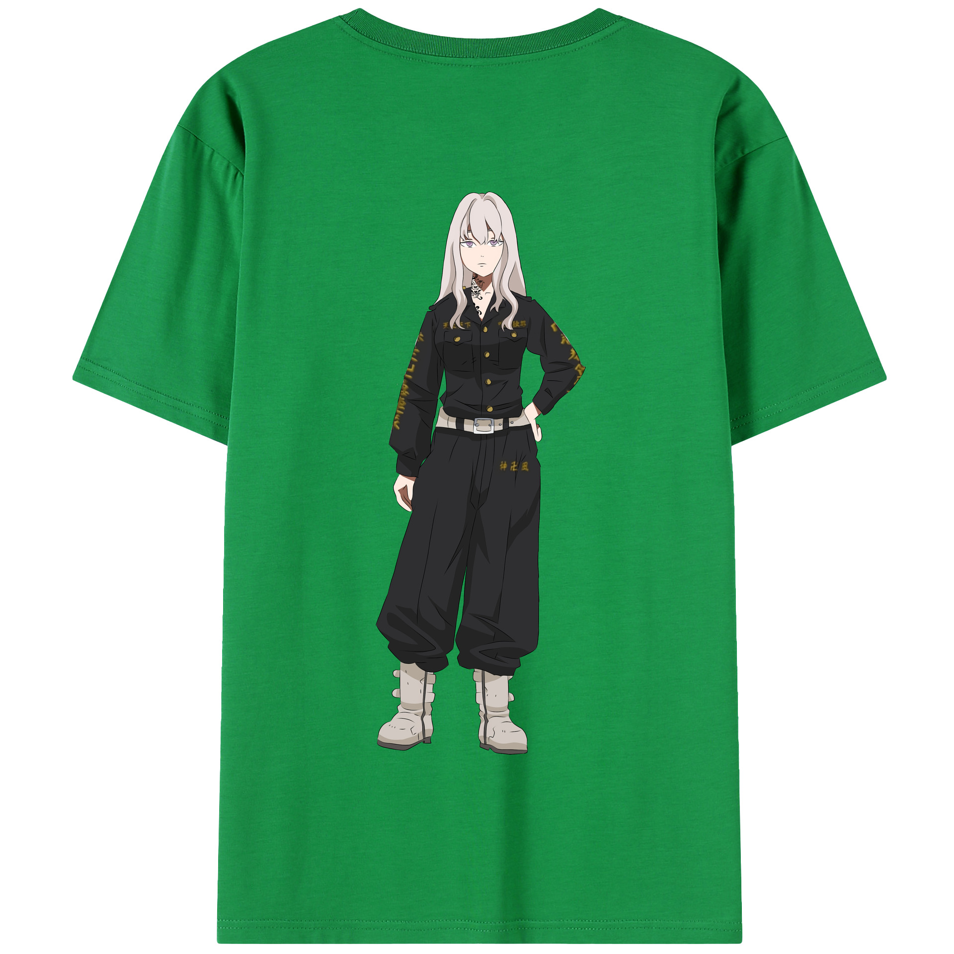（画像用） 東京リベンジャーズ Tokyo Revengers 綿100％半袖Tシャツ（背面プリント）