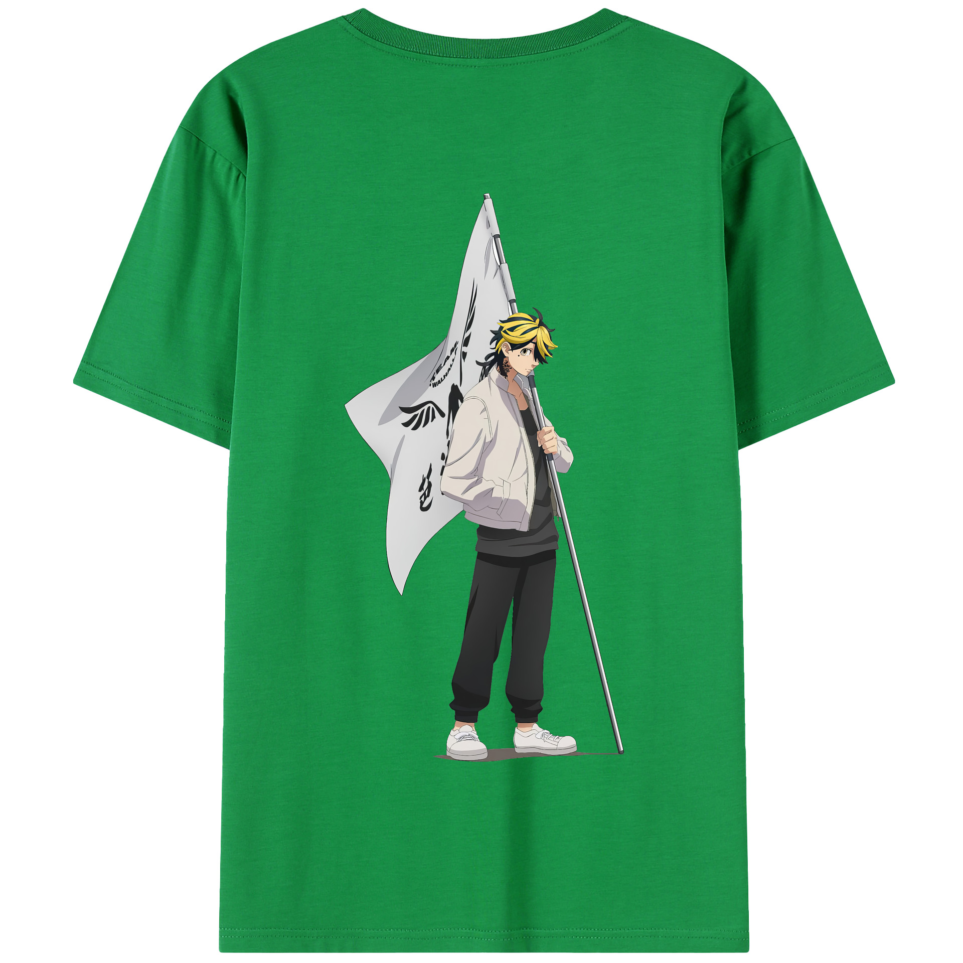 （画像用） 東京リベンジャーズ Tokyo Revengers 綿100％半袖Tシャツ（背面プリント）