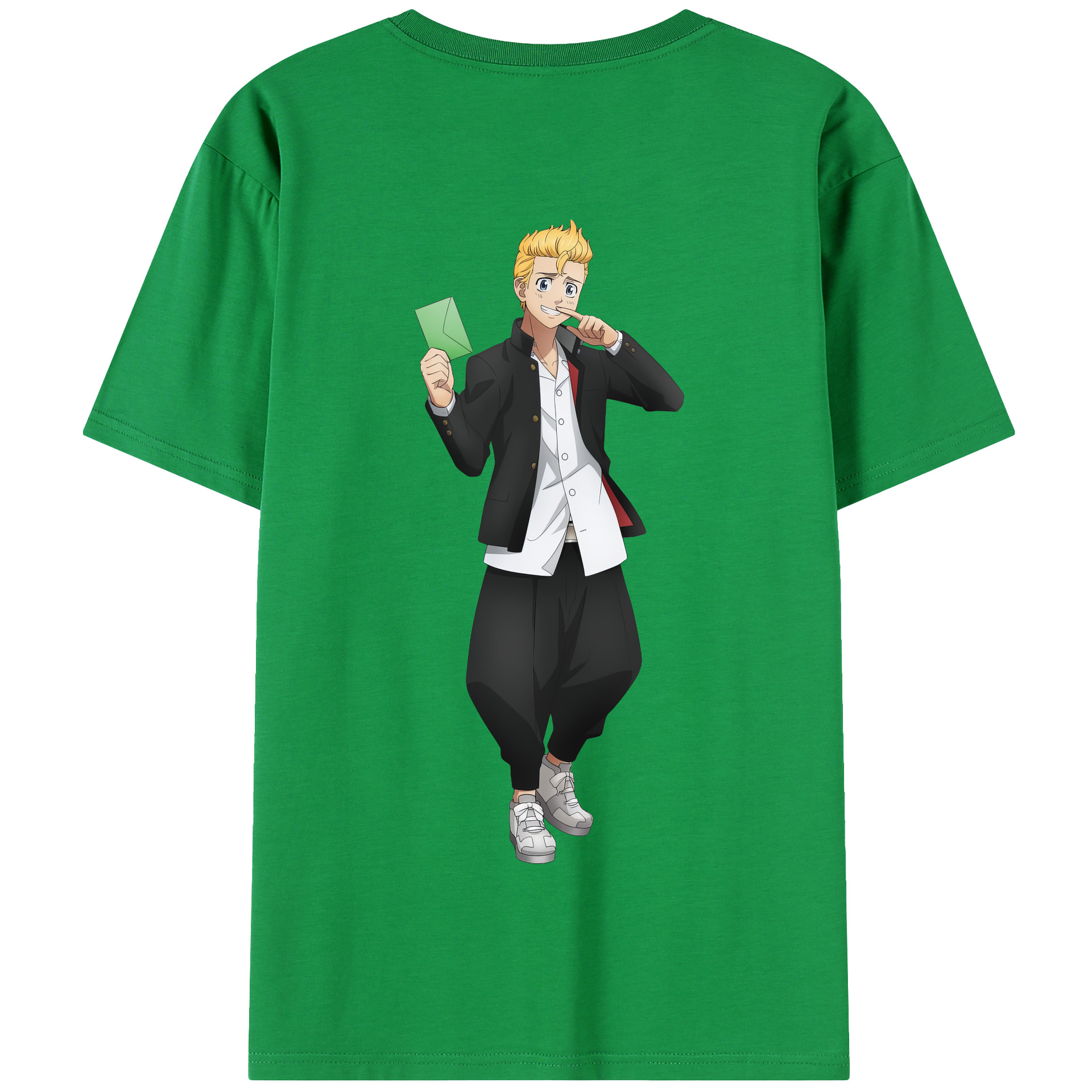 （画像用） 東京リベンジャーズ Tokyo Revengers 綿100％半袖Tシャツ（背面プリント）