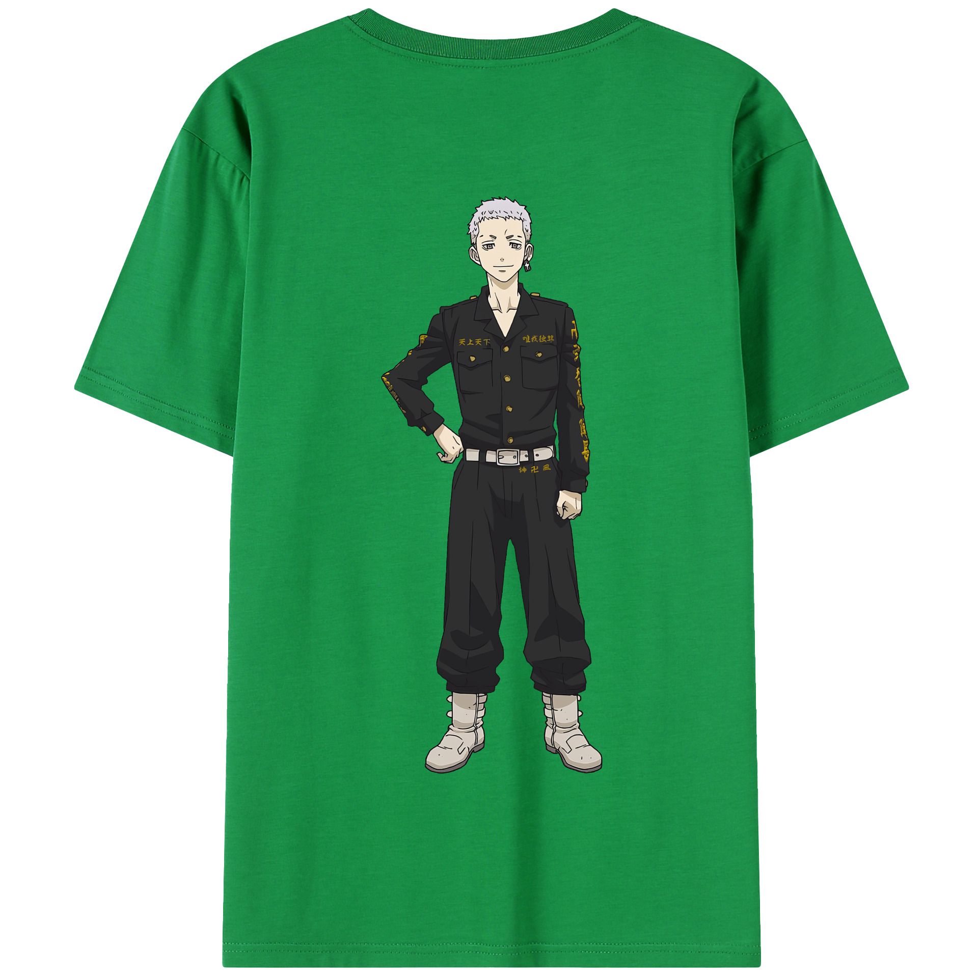 （画像用） 東京リベンジャーズ Tokyo Revengers 綿100％半袖Tシャツ（背面プリント）