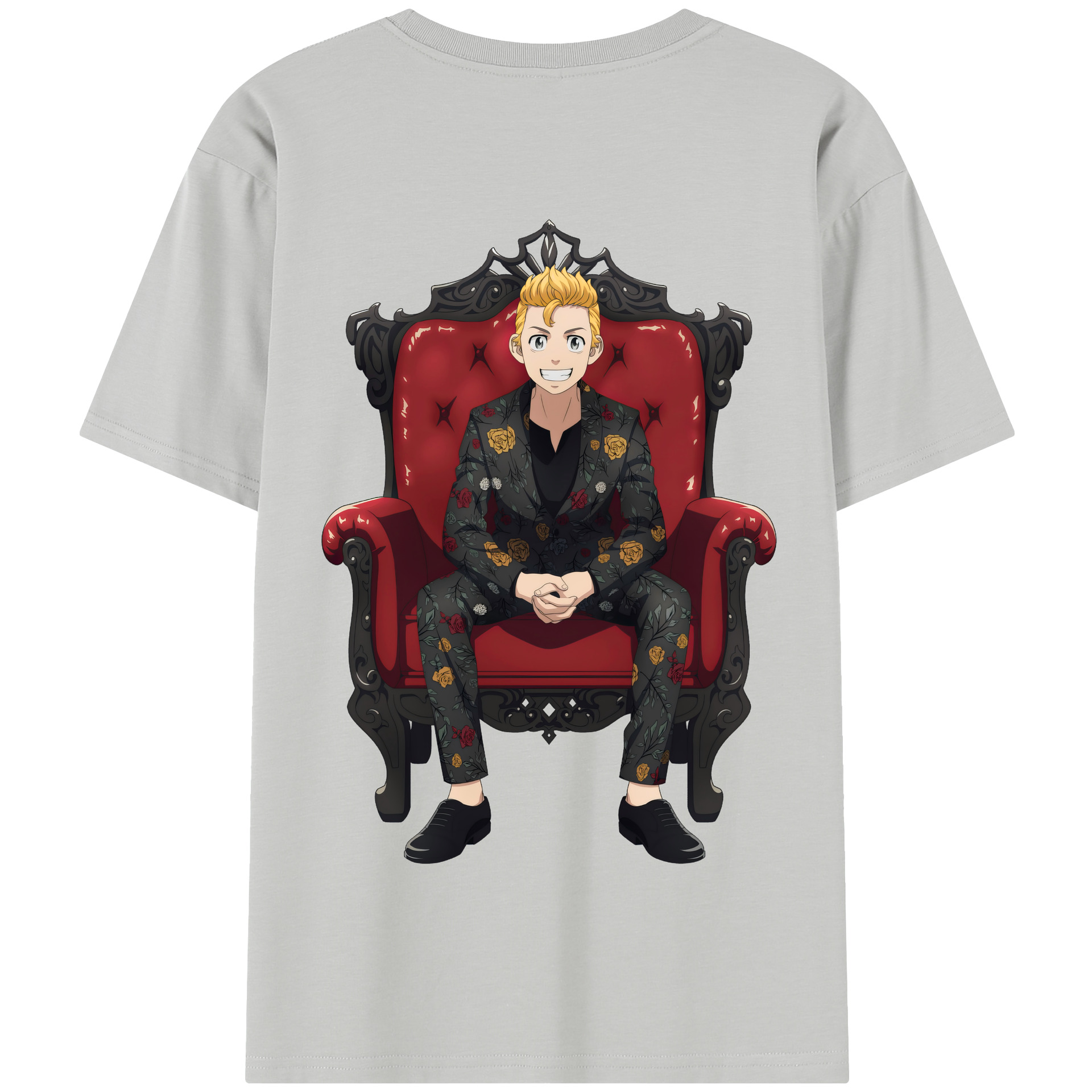 （画像用） 東京リベンジャーズ Tokyo Revengers 綿100％半袖Tシャツ（背面プリント）