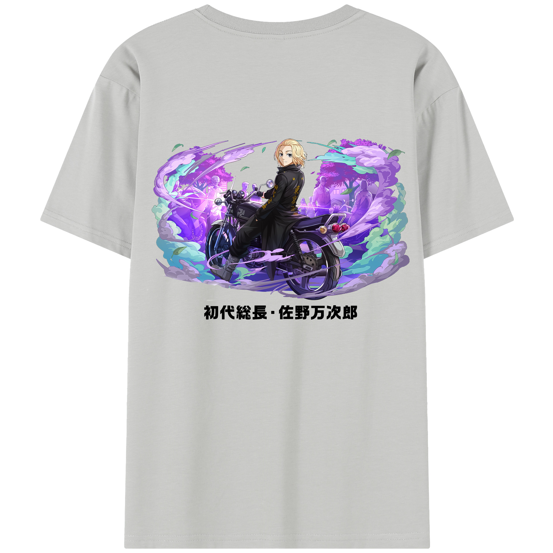 （画像用） 東京リベンジャーズ Tokyo Revengers 綿100％半袖Tシャツ（背面プリント）