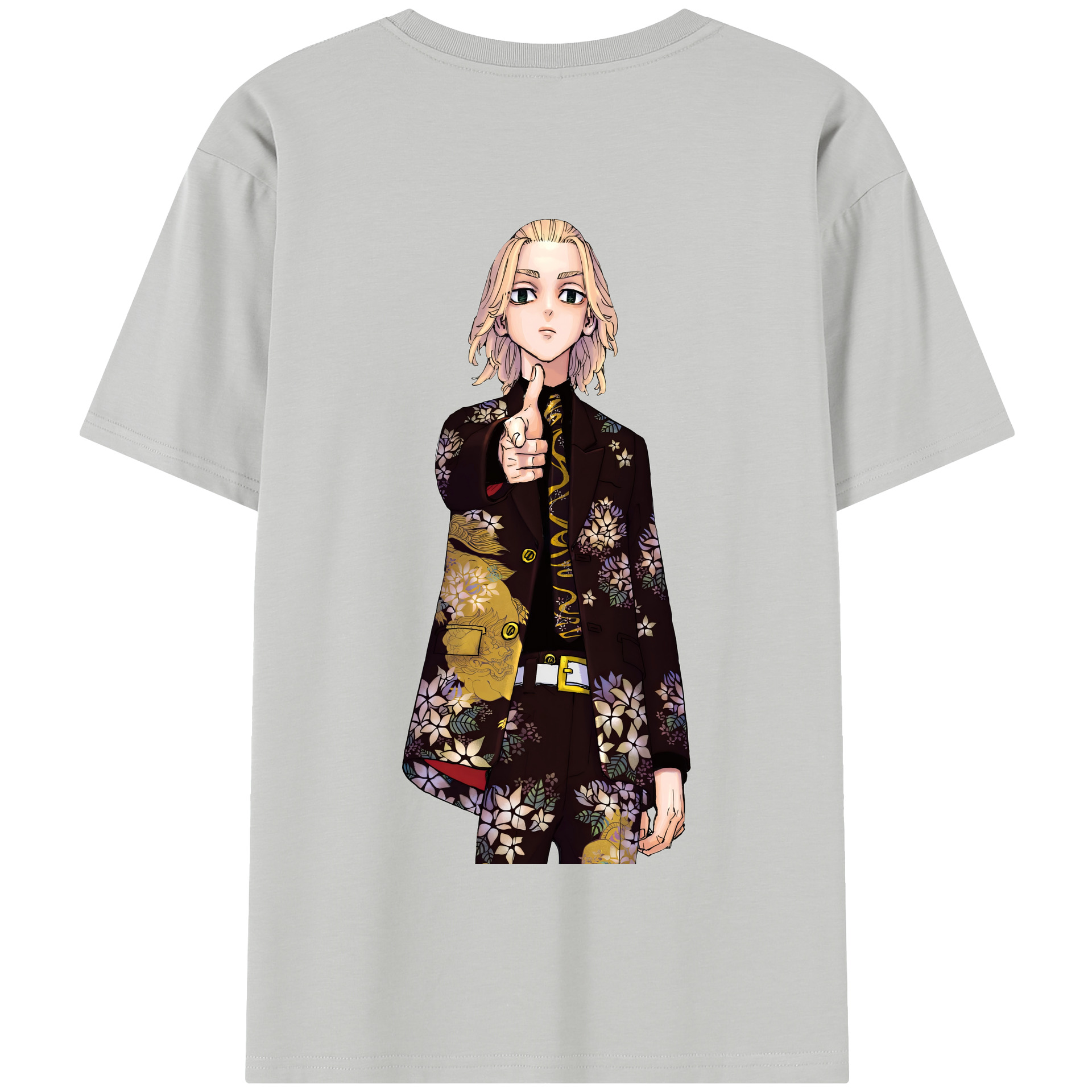 （画像用） 東京リベンジャーズ Tokyo Revengers 綿100％半袖Tシャツ（背面プリント）
