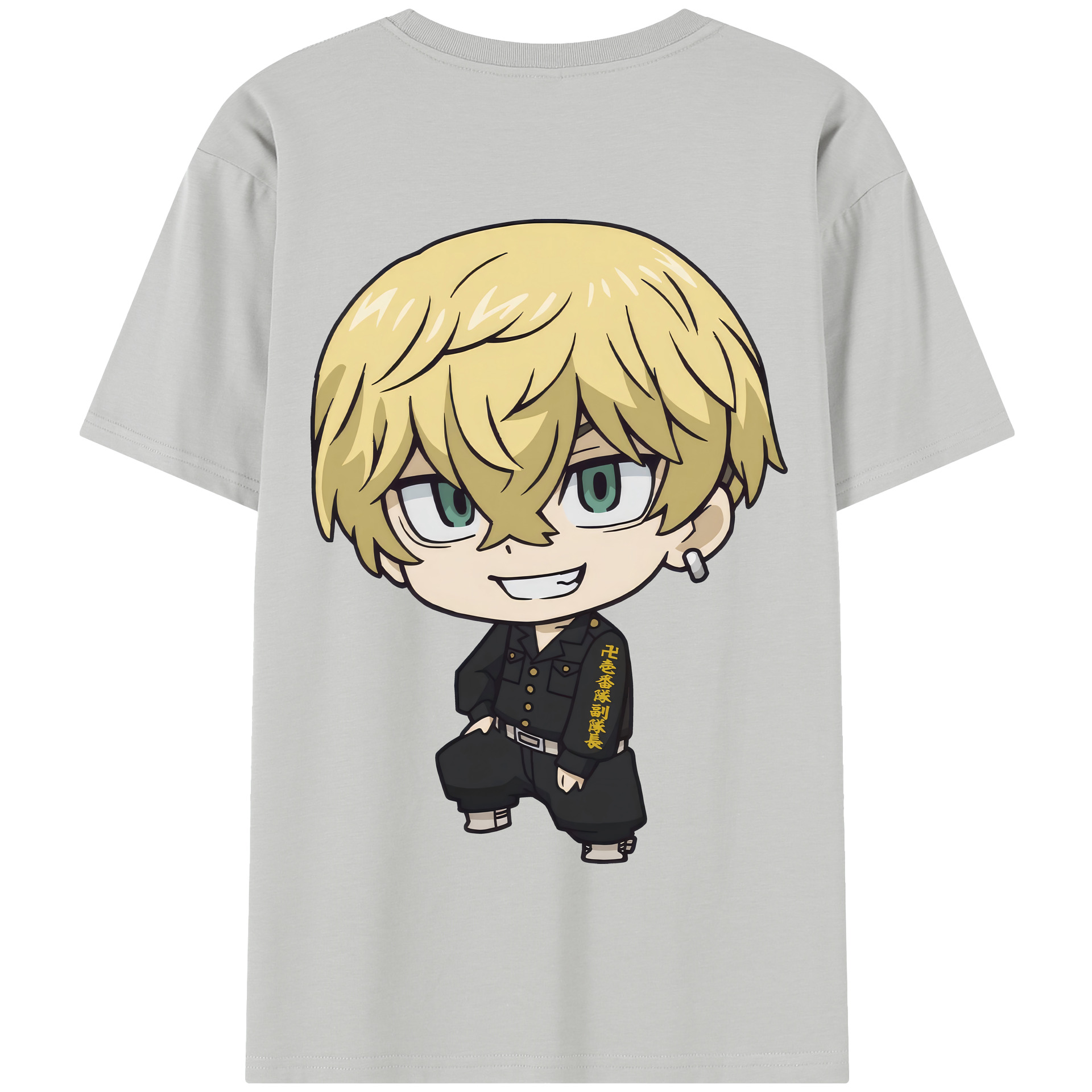 （画像用） 東京リベンジャーズ Tokyo Revengers 綿100％半袖Tシャツ（背面プリント）