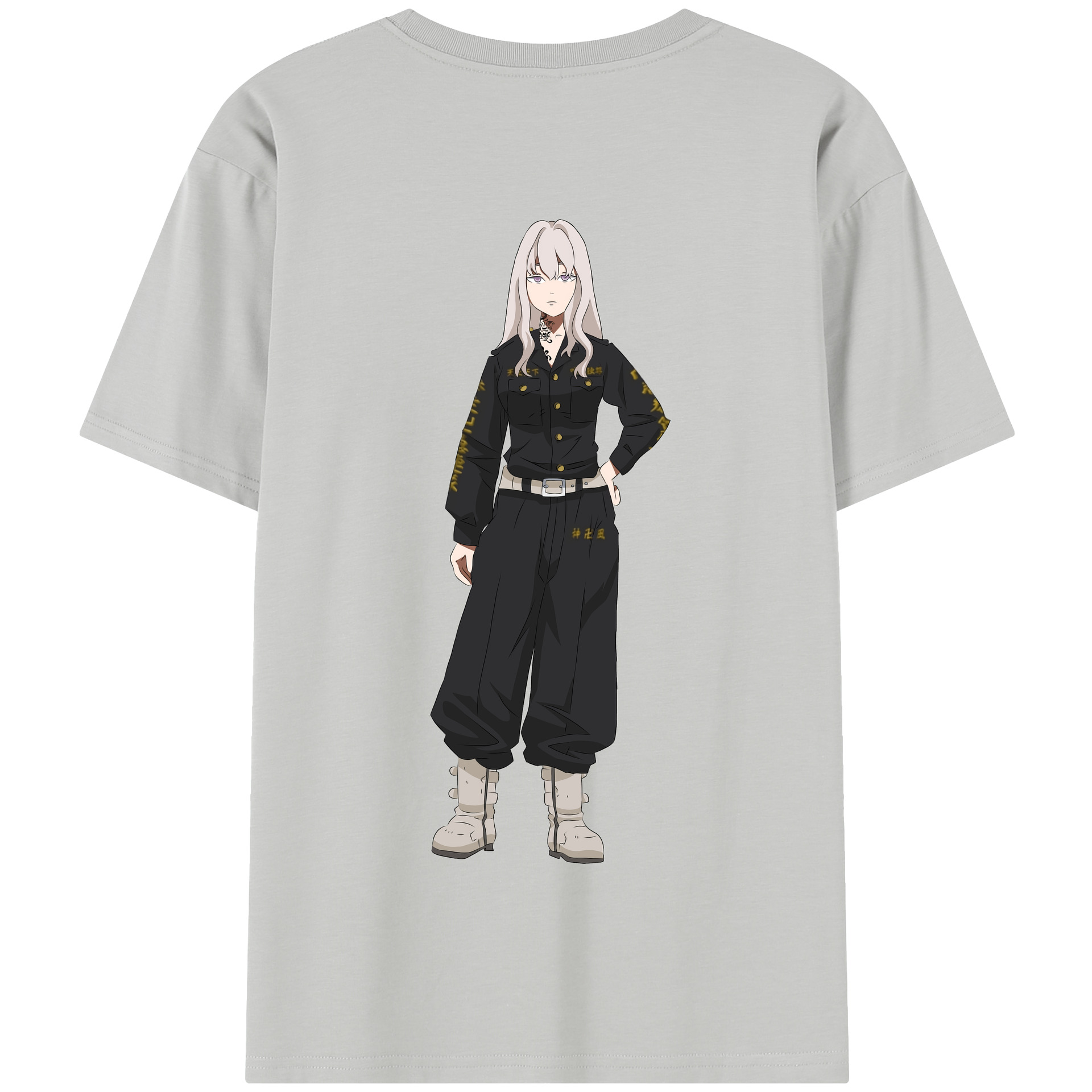 （画像用） 東京リベンジャーズ Tokyo Revengers 綿100％半袖Tシャツ（背面プリント）