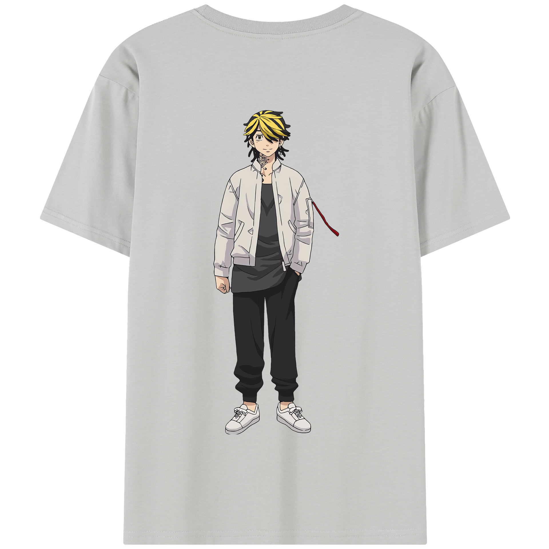 （画像用） 東京リベンジャーズ Tokyo Revengers 綿100％半袖Tシャツ（背面プリント）