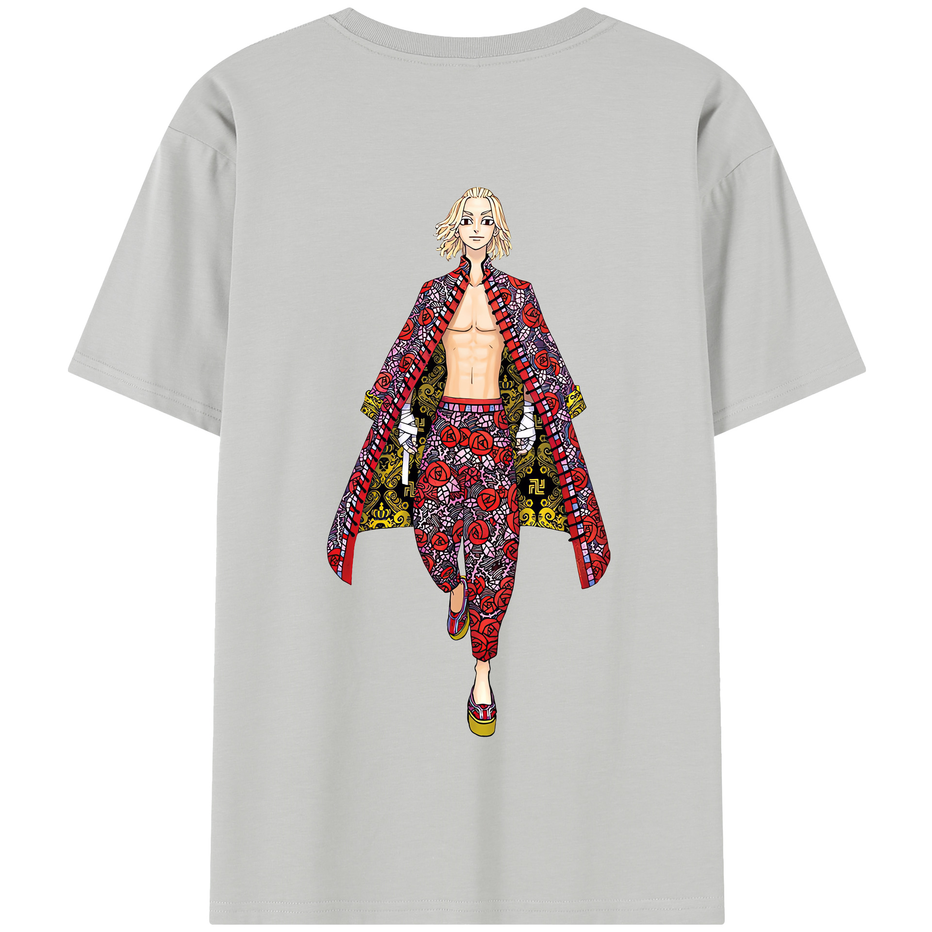 （画像用） 東京リベンジャーズ Tokyo Revengers 綿100％半袖Tシャツ（背面プリント）