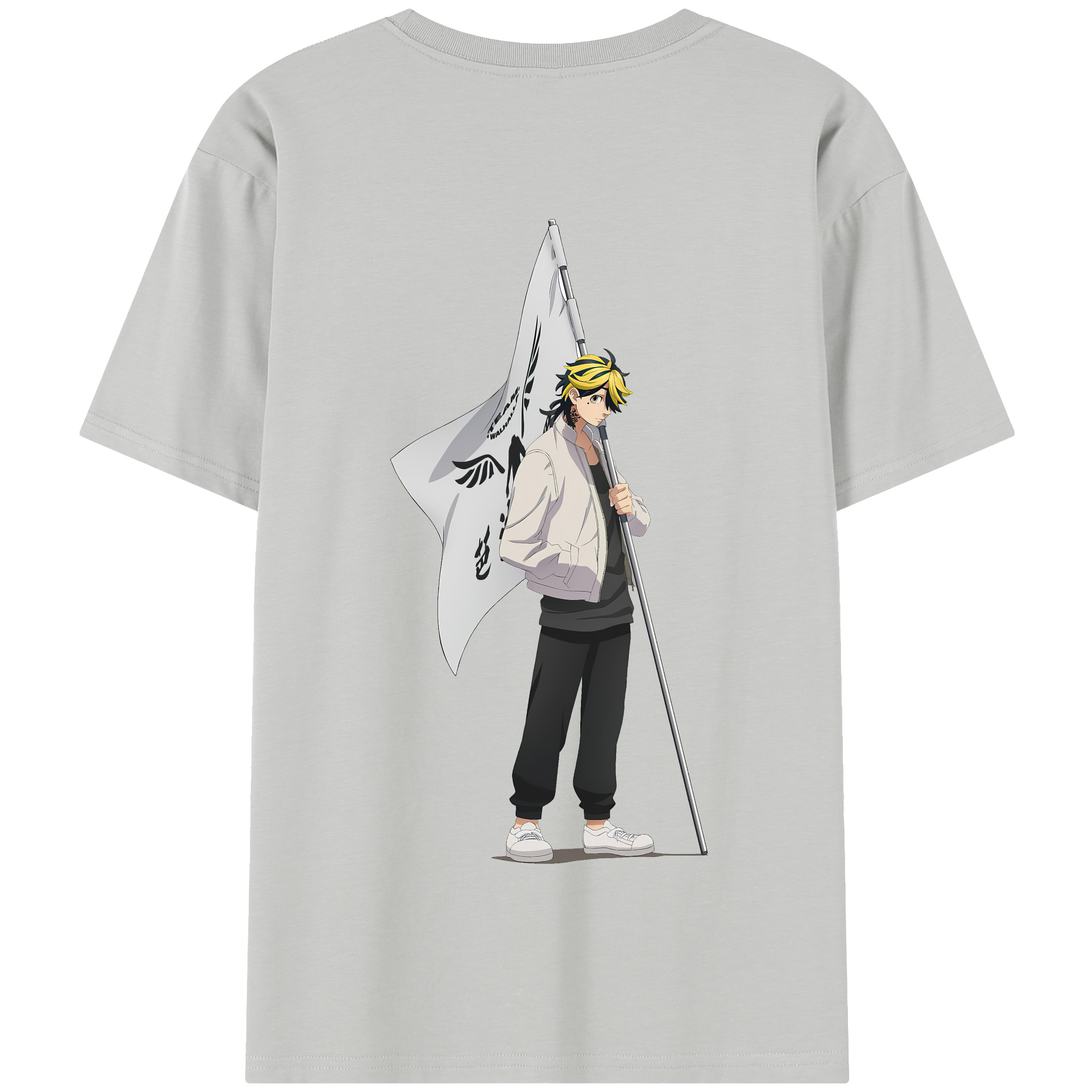 （画像用） 東京リベンジャーズ Tokyo Revengers 綿100％半袖Tシャツ（背面プリント）