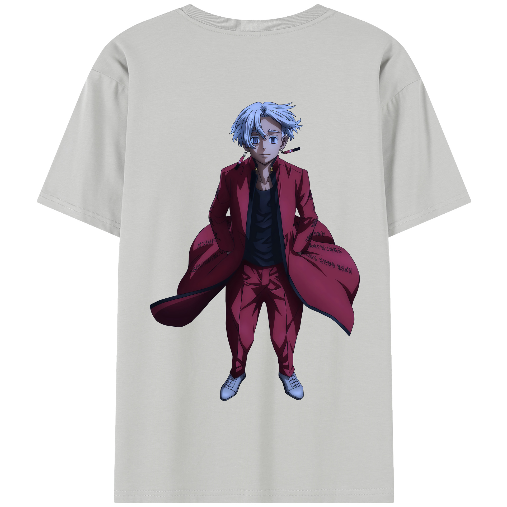 （画像用） 東京リベンジャーズ Tokyo Revengers 綿100％半袖Tシャツ（背面プリント）