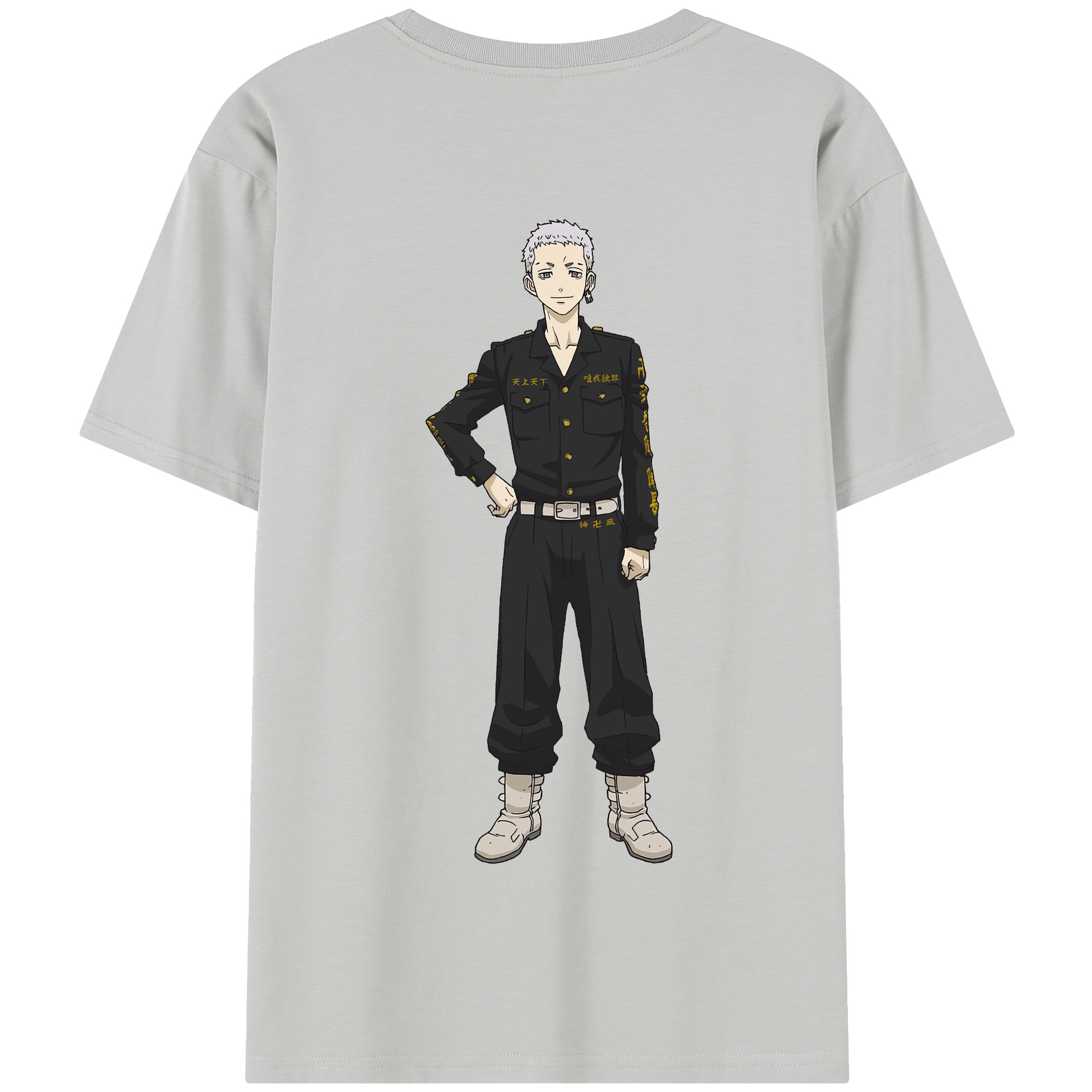 （画像用） 東京リベンジャーズ Tokyo Revengers 綿100％半袖Tシャツ（背面プリント）