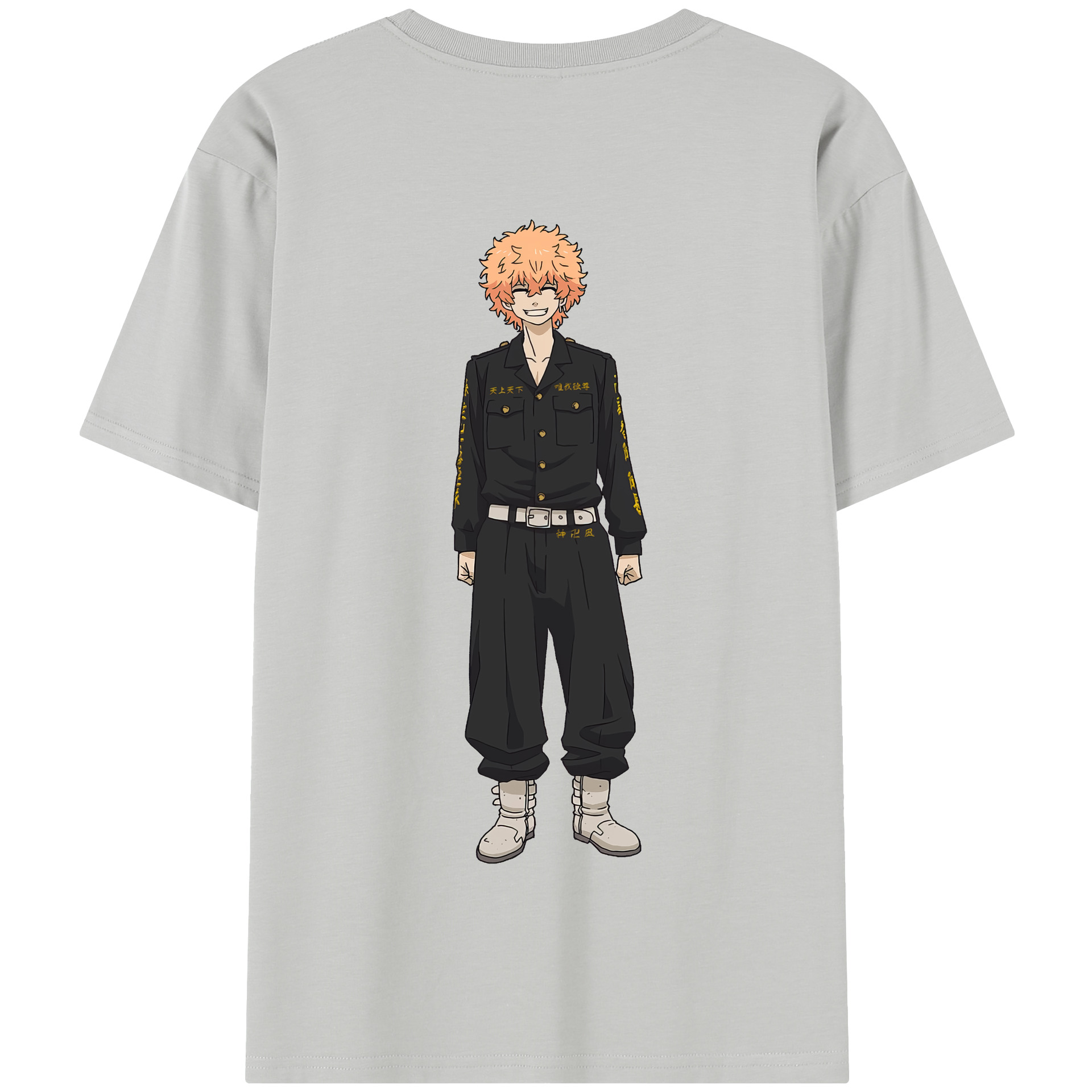 （画像用） 東京リベンジャーズ Tokyo Revengers 綿100％半袖Tシャツ（背面プリント）