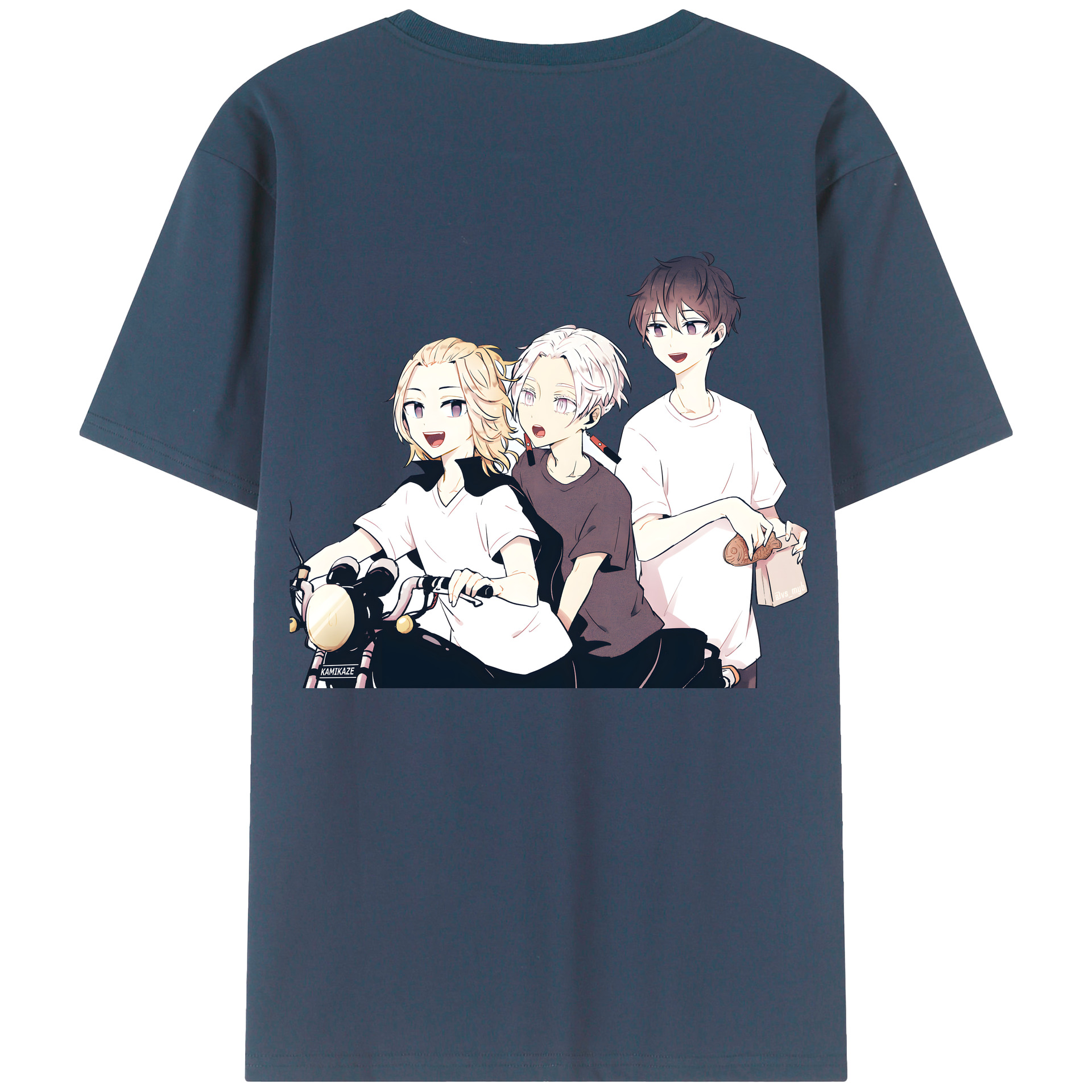 （画像用） 東京リベンジャーズ Tokyo Revengers 綿100％半袖Tシャツ（背面プリント）