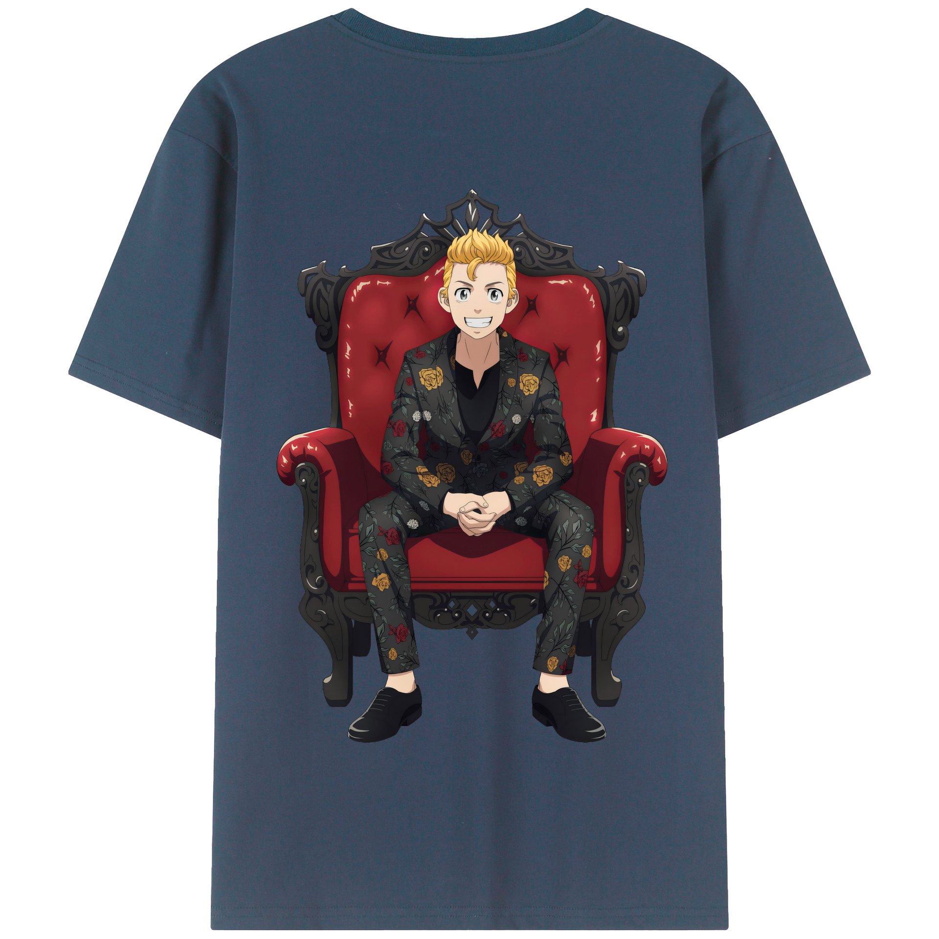 （画像用） 東京リベンジャーズ Tokyo Revengers 綿100％半袖Tシャツ（背面プリント）