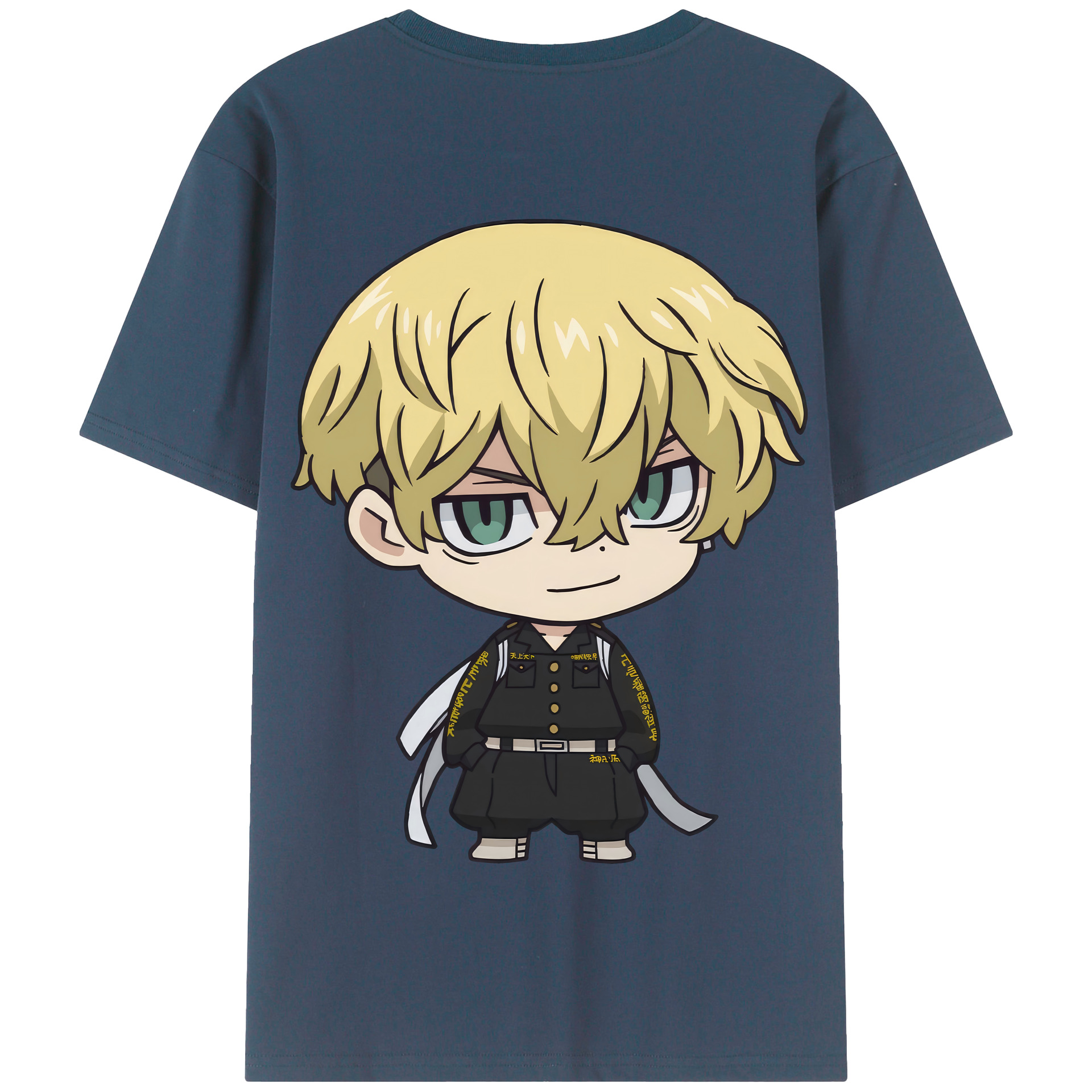 （画像用） 東京リベンジャーズ Tokyo Revengers 綿100％半袖Tシャツ（背面プリント）