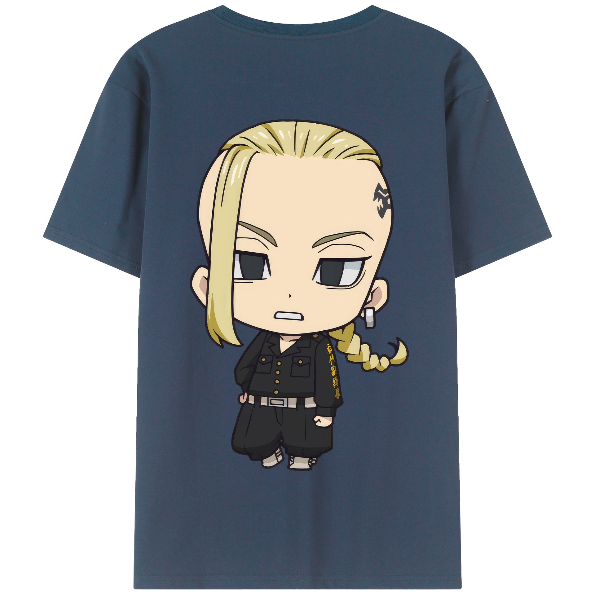 （画像用） 東京リベンジャーズ Tokyo Revengers 綿100％半袖Tシャツ（背面プリント）