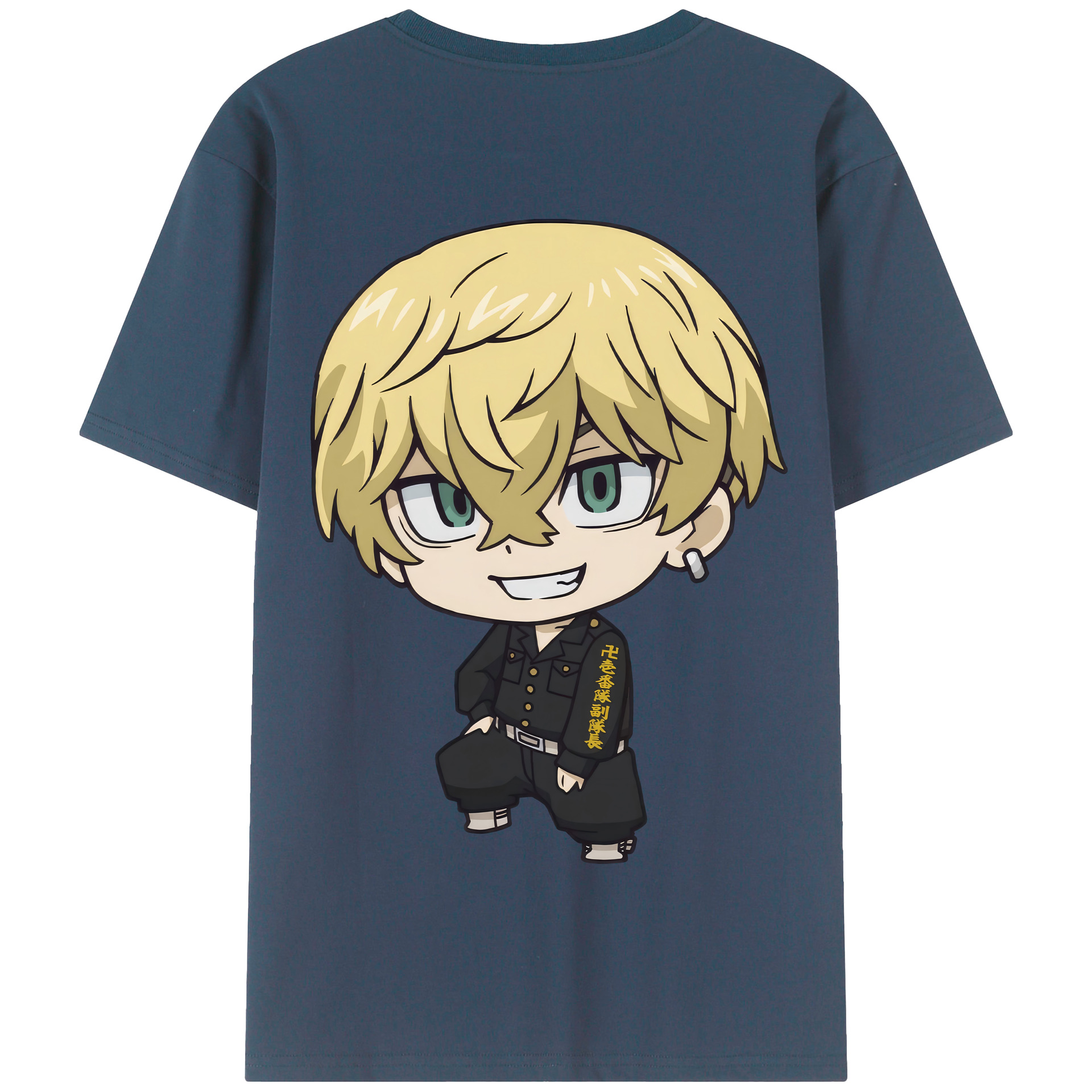 （画像用） 東京リベンジャーズ Tokyo Revengers 綿100％半袖Tシャツ（背面プリント）
