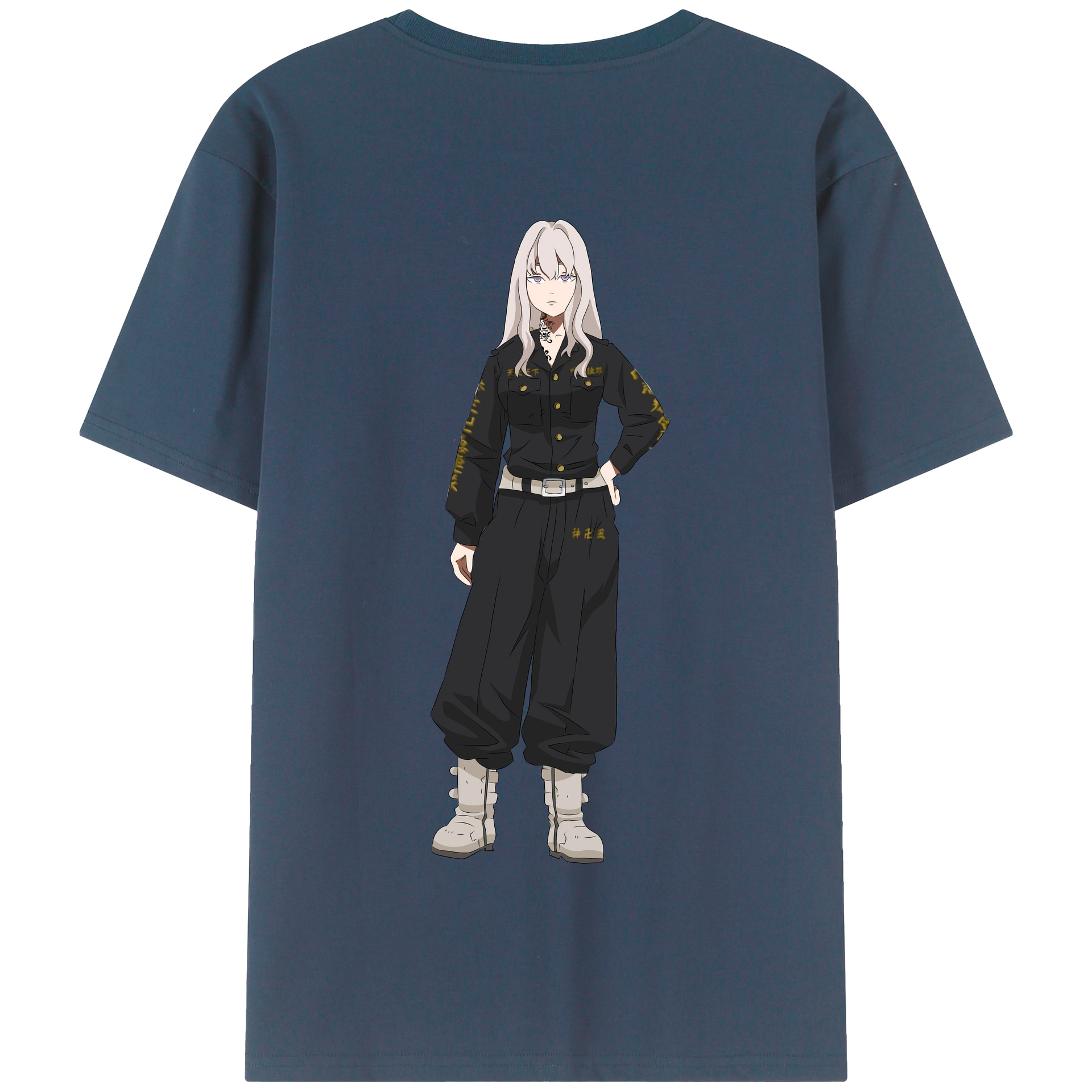 （画像用） 東京リベンジャーズ Tokyo Revengers 綿100％半袖Tシャツ（背面プリント）
