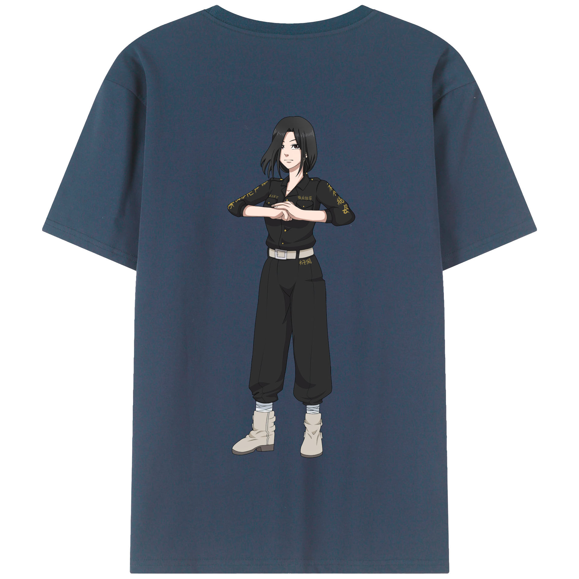 （画像用） 東京リベンジャーズ Tokyo Revengers 綿100％半袖Tシャツ（背面プリント）