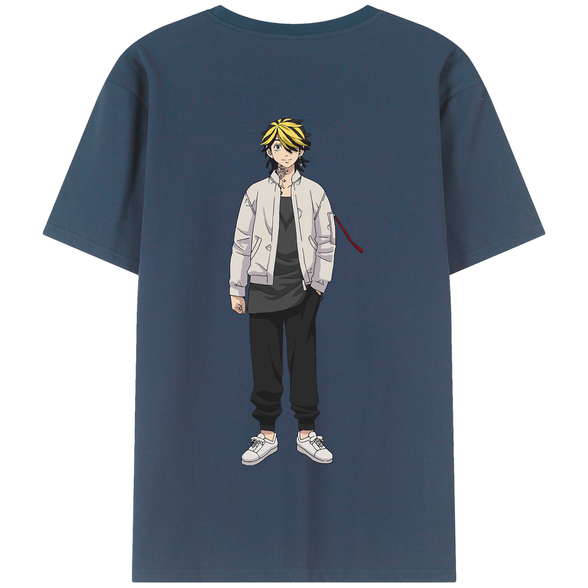 （画像用） 東京リベンジャーズ Tokyo Revengers 綿100％半袖Tシャツ（背面プリント）
