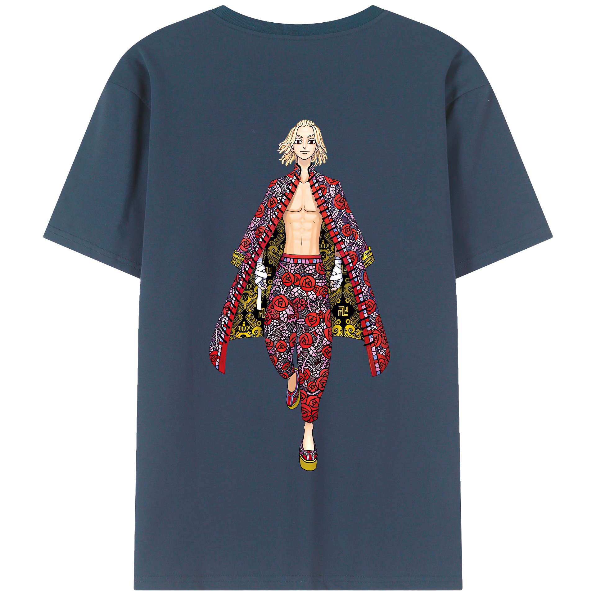（画像用） 東京リベンジャーズ Tokyo Revengers 綿100％半袖Tシャツ（背面プリント）