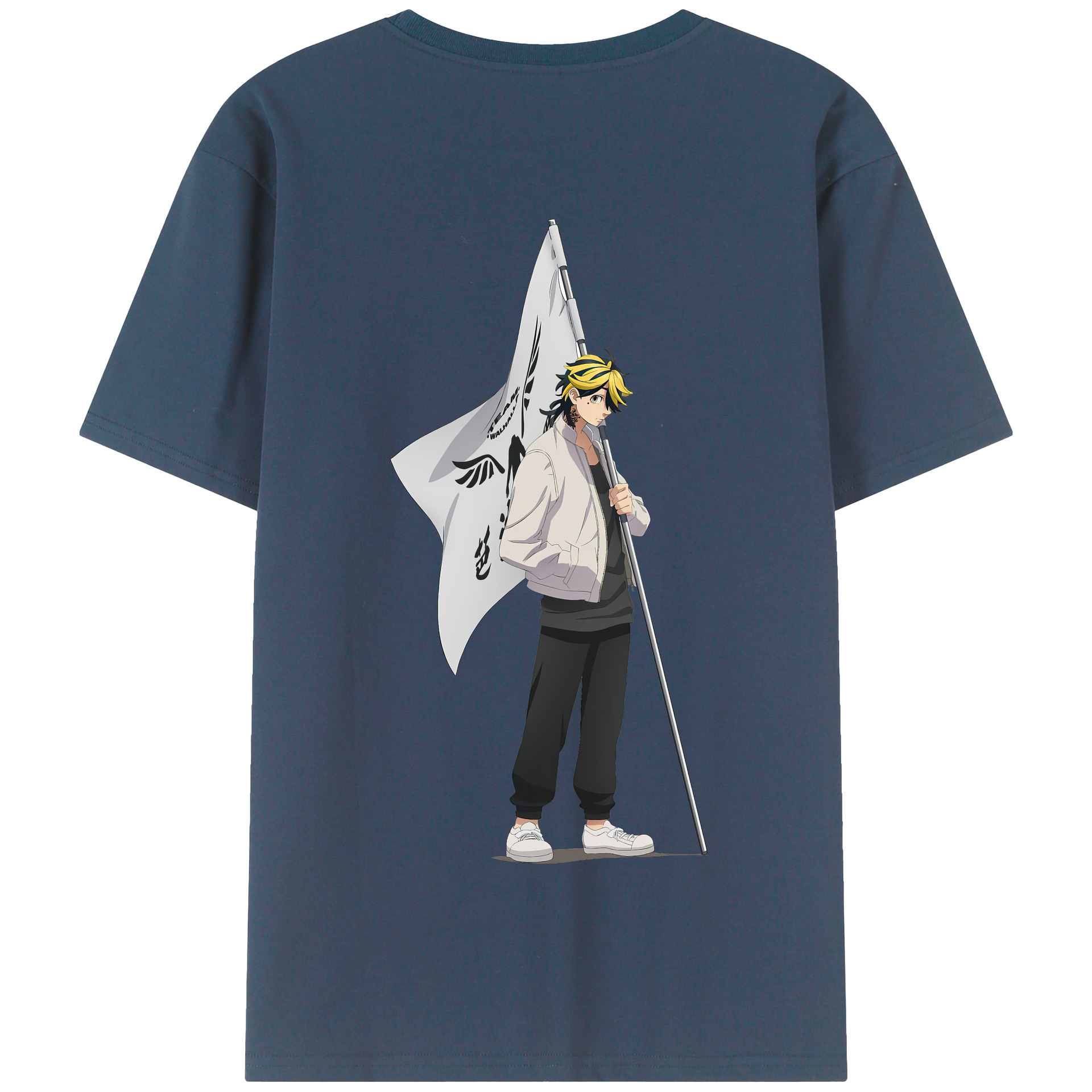 （画像用） 東京リベンジャーズ Tokyo Revengers 綿100％半袖Tシャツ（背面プリント）