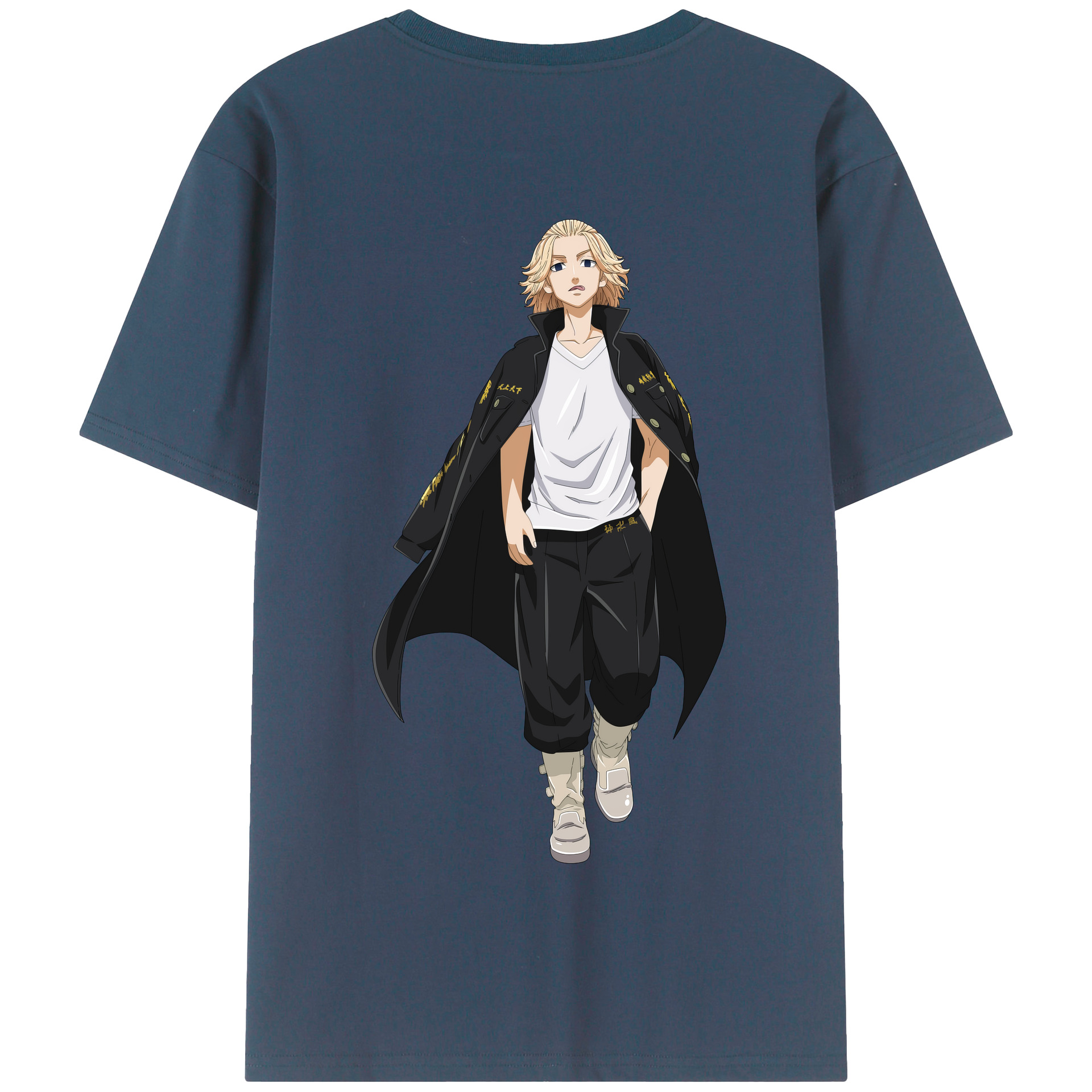 （画像用） 東京リベンジャーズ Tokyo Revengers 綿100％半袖Tシャツ（背面プリント）