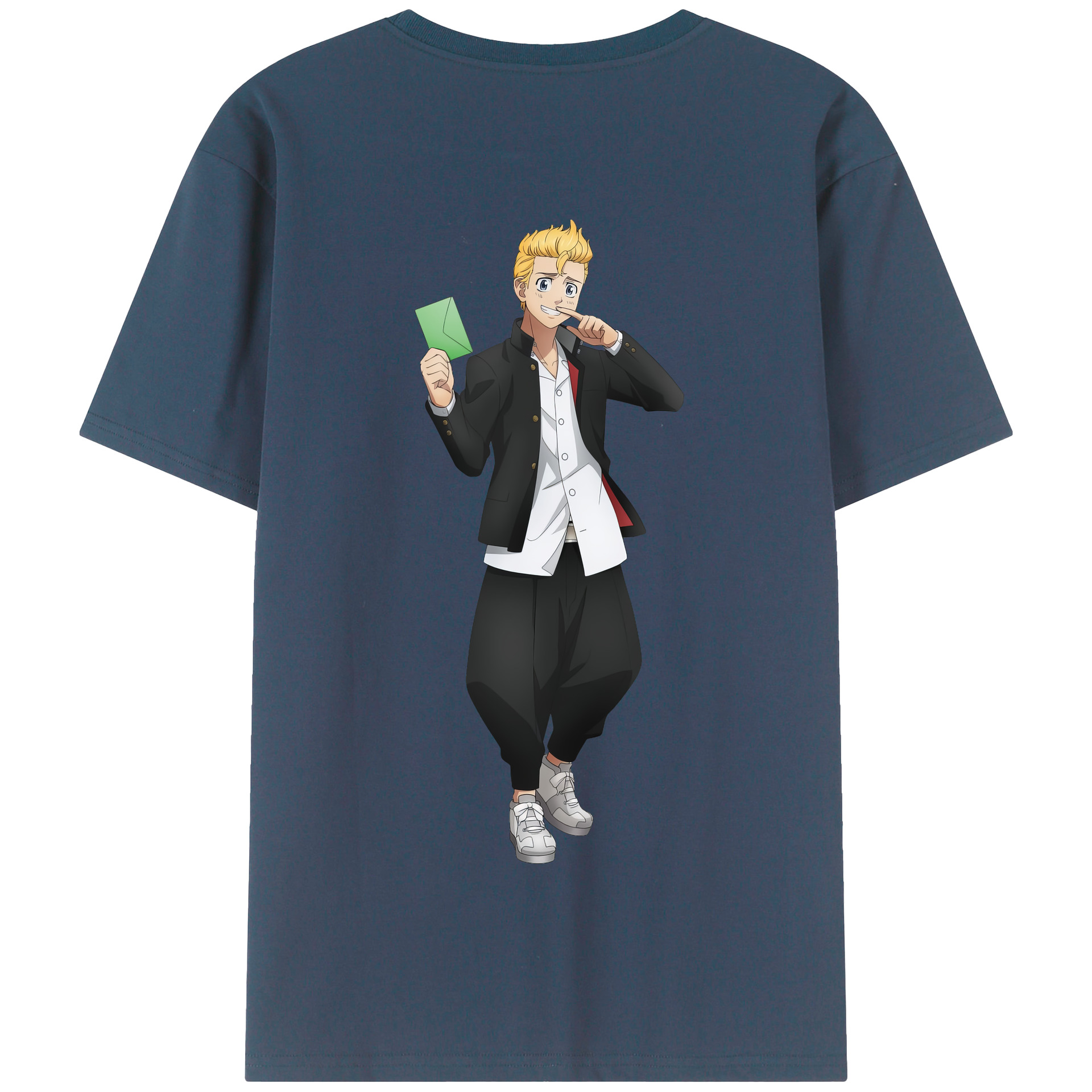 （画像用） 東京リベンジャーズ Tokyo Revengers 綿100％半袖Tシャツ（背面プリント）
