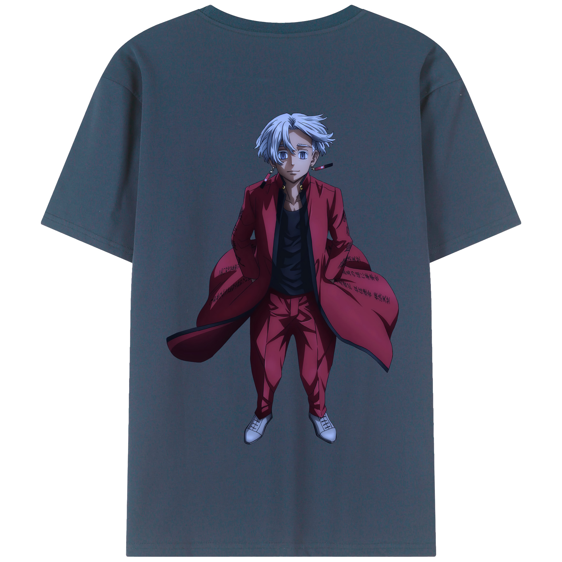（画像用） 東京リベンジャーズ Tokyo Revengers 綿100％半袖Tシャツ（背面プリント）