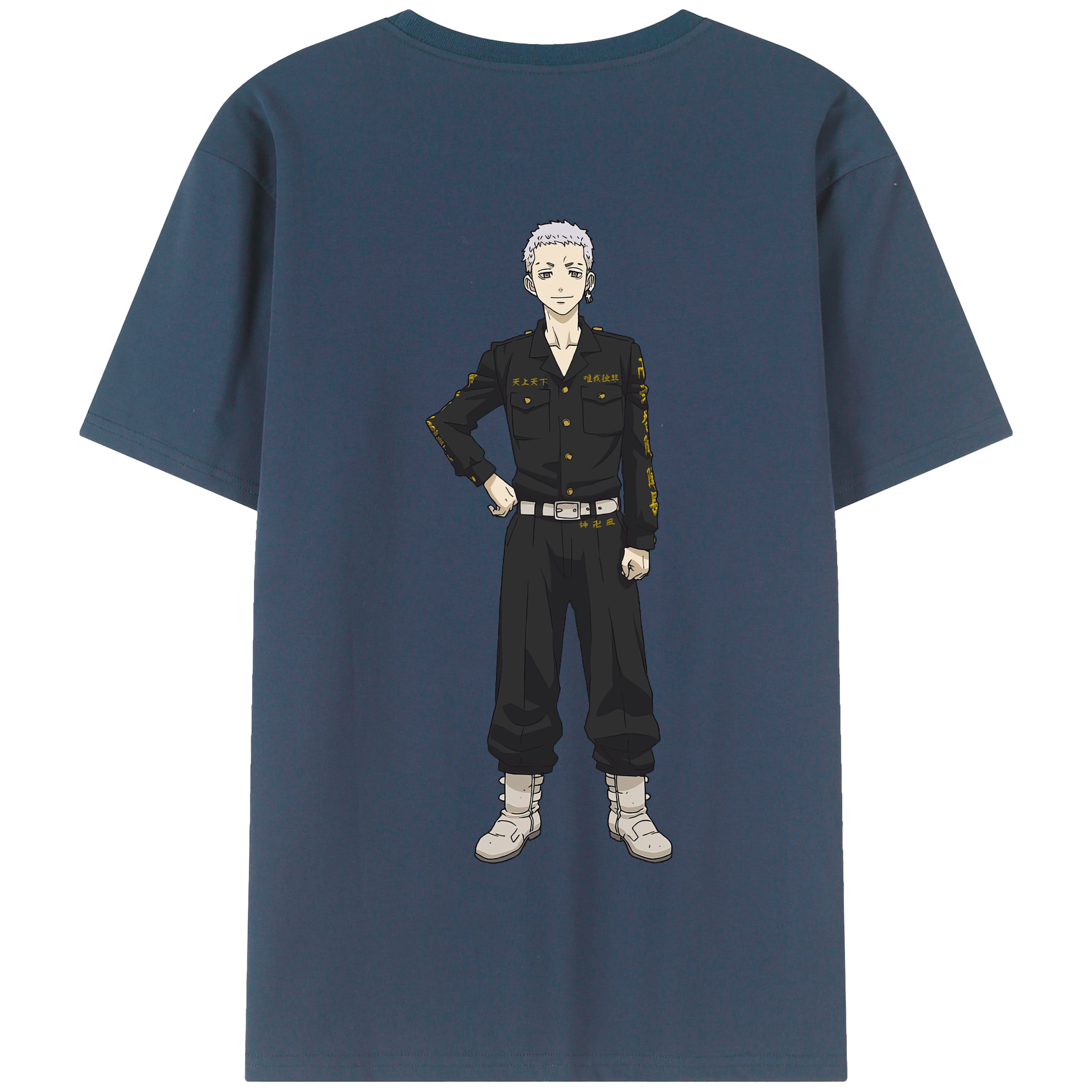 （画像用） 東京リベンジャーズ Tokyo Revengers 綿100％半袖Tシャツ（背面プリント）