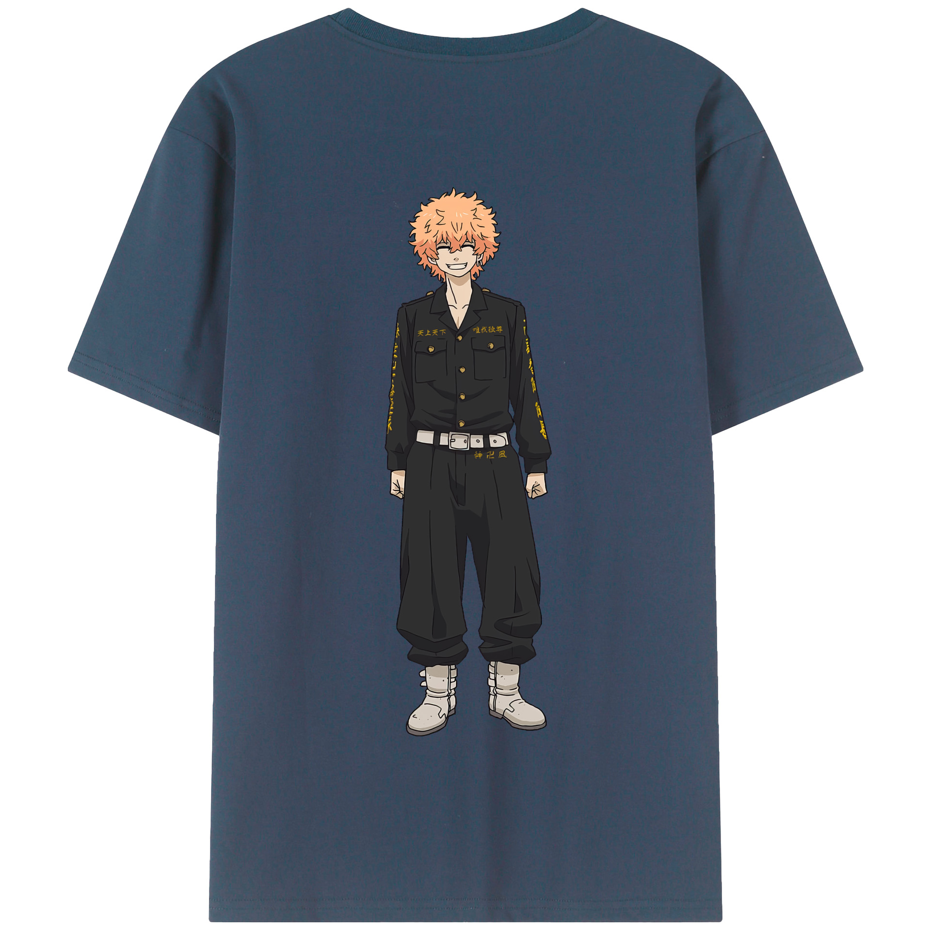 （画像用） 東京リベンジャーズ Tokyo Revengers 綿100％半袖Tシャツ（背面プリント）