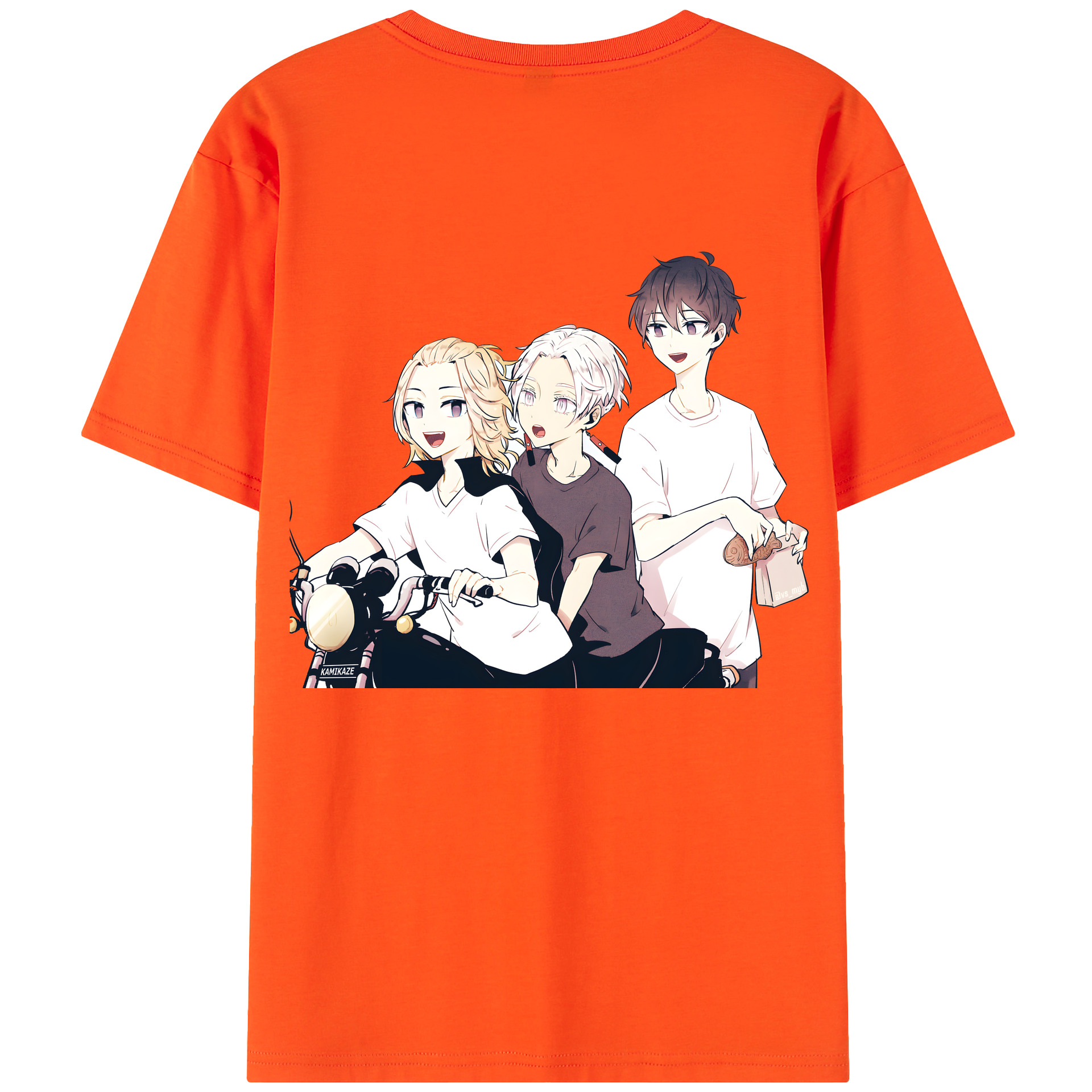 （画像用） 東京リベンジャーズ Tokyo Revengers 綿100％半袖Tシャツ（背面プリント）