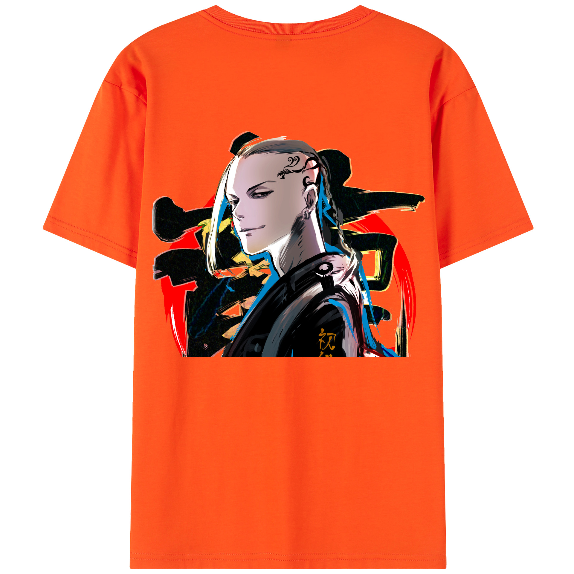 （画像用） 東京リベンジャーズ Tokyo Revengers 綿100％半袖Tシャツ（背面プリント）