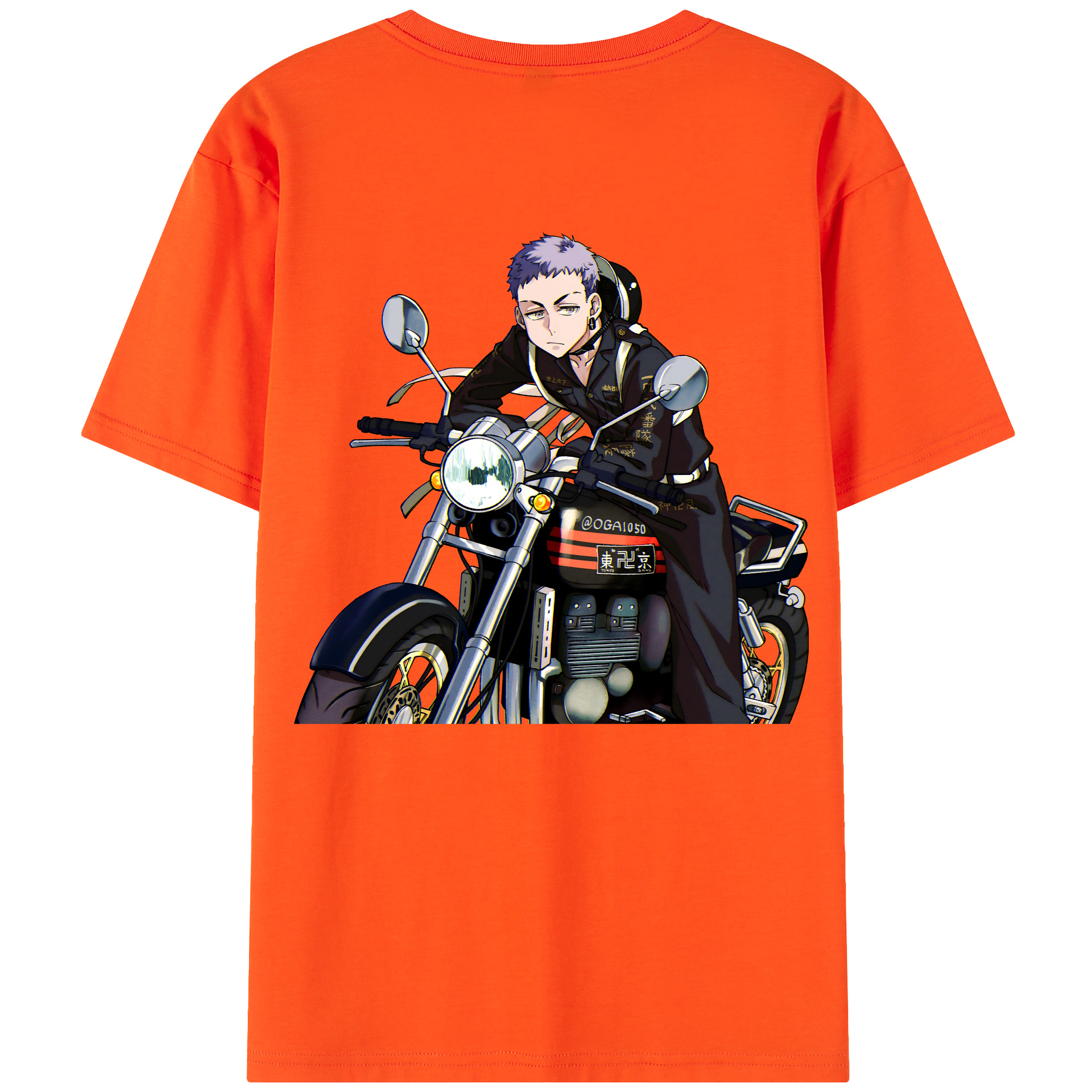 （画像用） 東京リベンジャーズ Tokyo Revengers 綿100％半袖Tシャツ（背面プリント）
