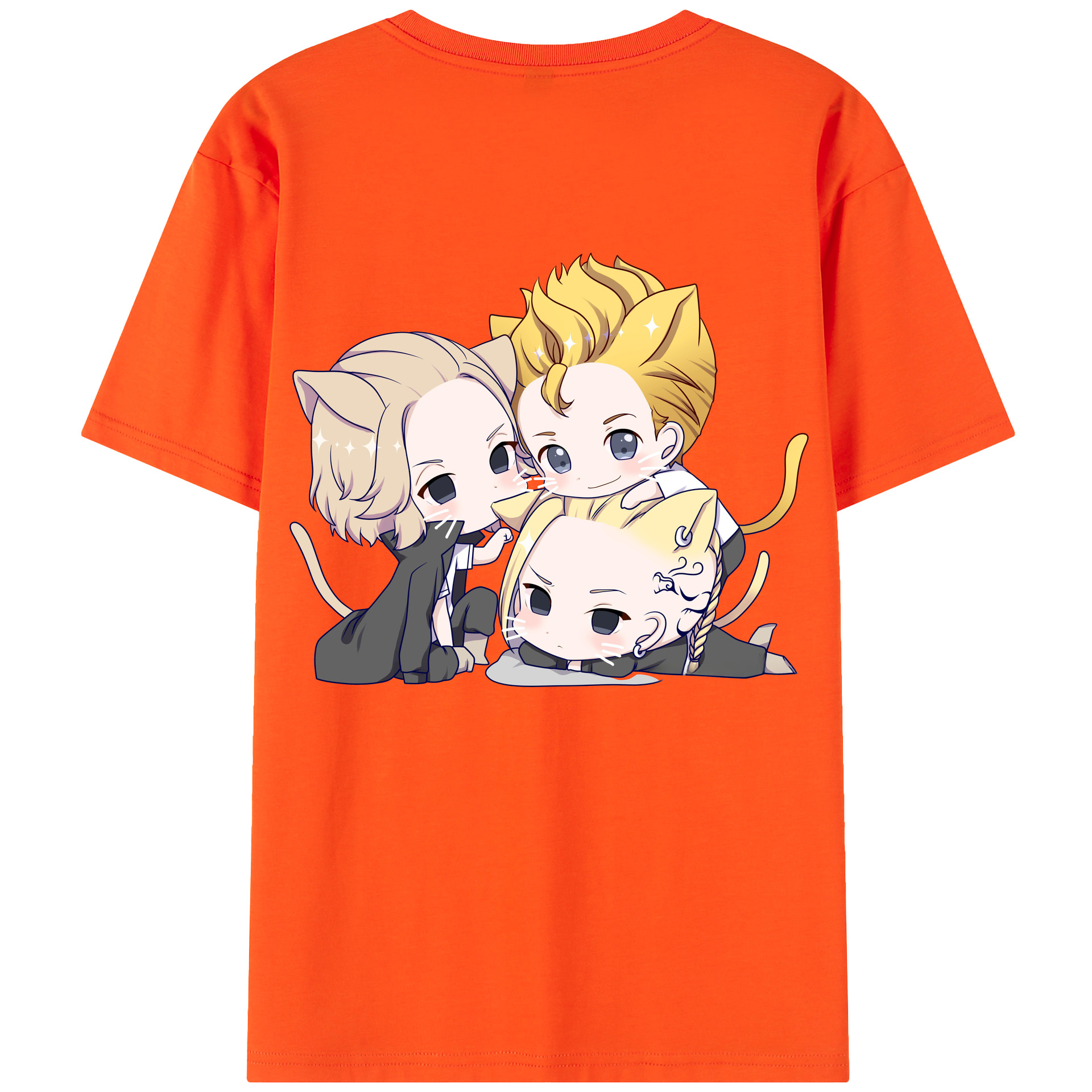 （画像用） 東京リベンジャーズ Tokyo Revengers 綿100％半袖Tシャツ（背面プリント）