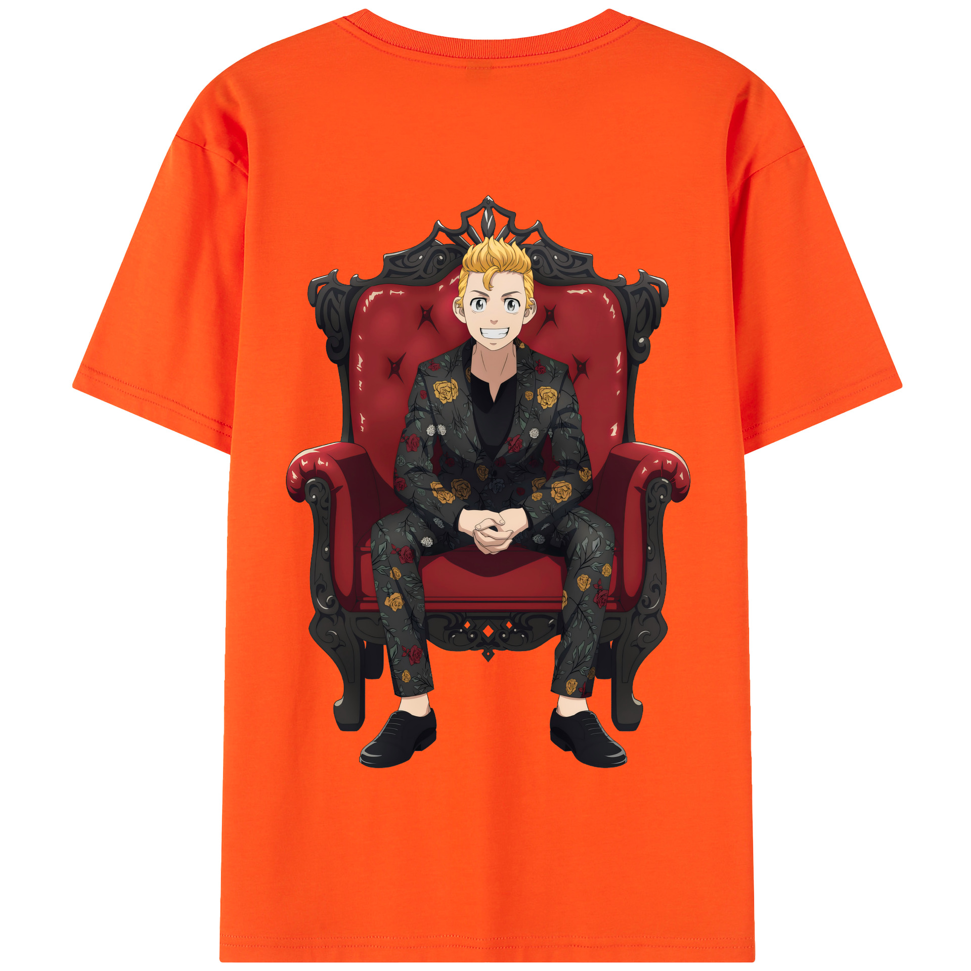 （画像用） 東京リベンジャーズ Tokyo Revengers 綿100％半袖Tシャツ（背面プリント）