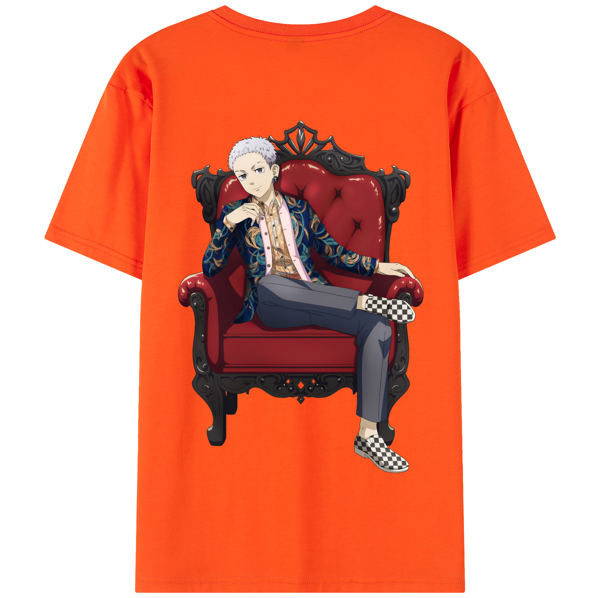 （画像用） 東京リベンジャーズ Tokyo Revengers 綿100％半袖Tシャツ（背面プリント）