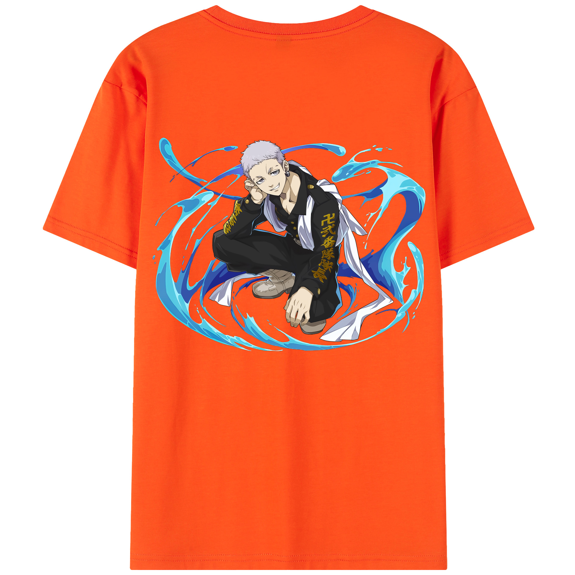 （画像用） 東京リベンジャーズ Tokyo Revengers 綿100％半袖Tシャツ（背面プリント）