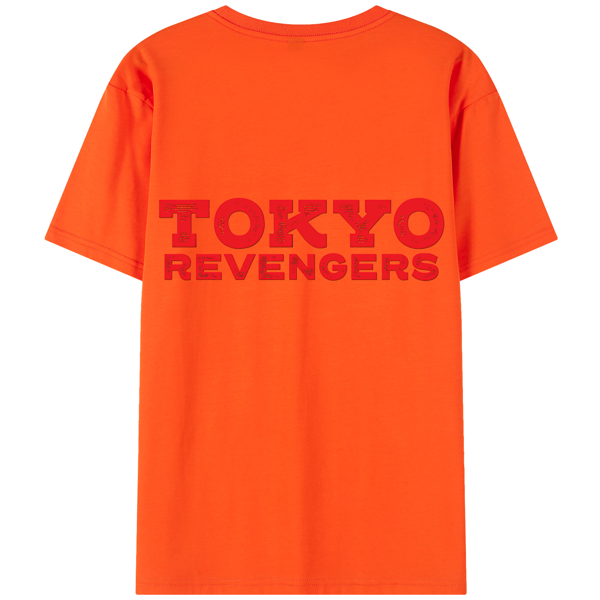 （画像用） 東京リベンジャーズ Tokyo Revengers 綿100％半袖Tシャツ（背面プリント）