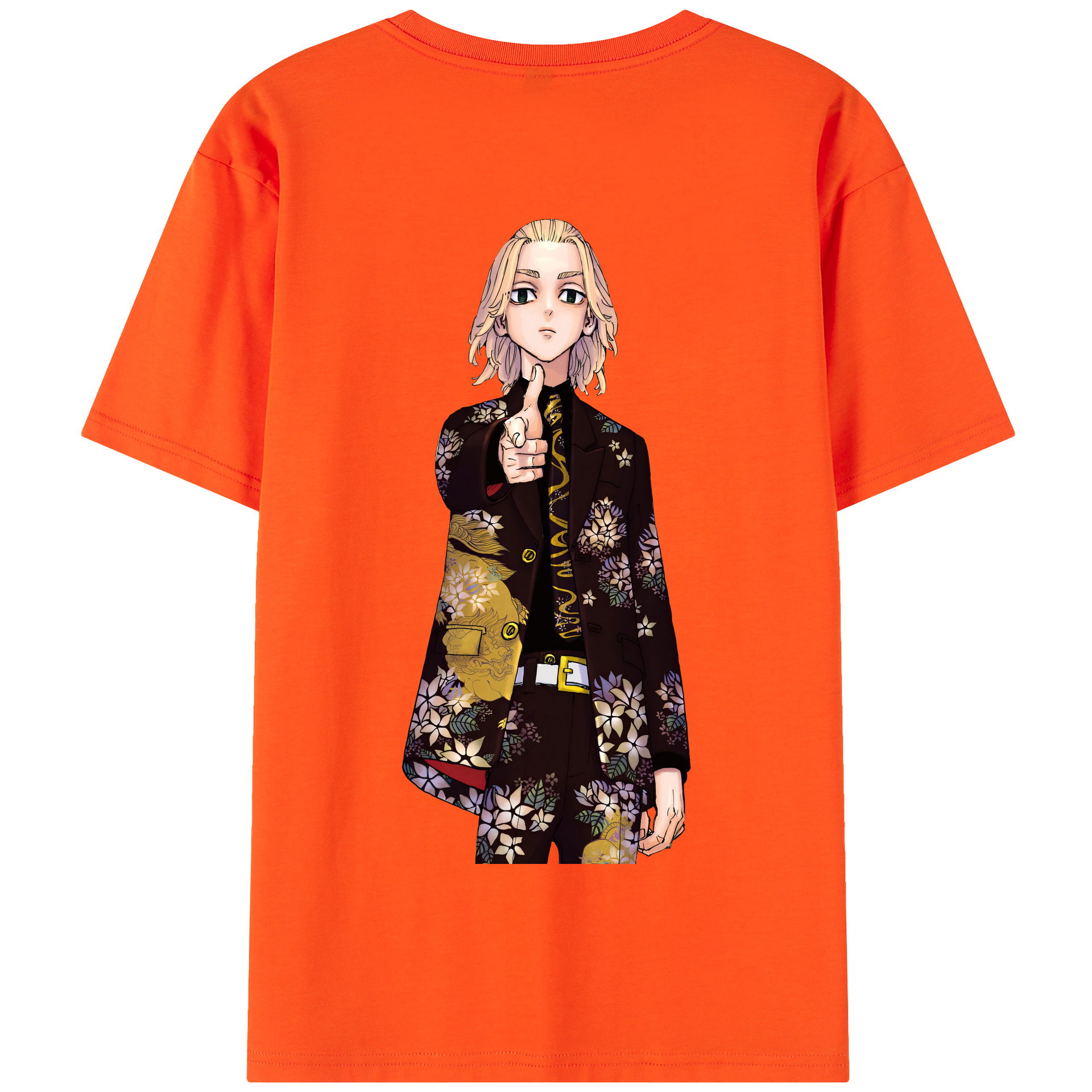 （画像用） 東京リベンジャーズ Tokyo Revengers 綿100％半袖Tシャツ（背面プリント）