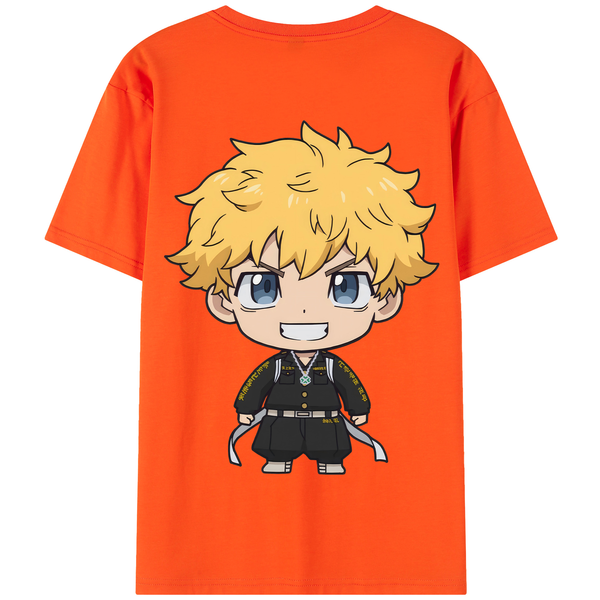（画像用） 東京リベンジャーズ Tokyo Revengers 綿100％半袖Tシャツ（背面プリント）