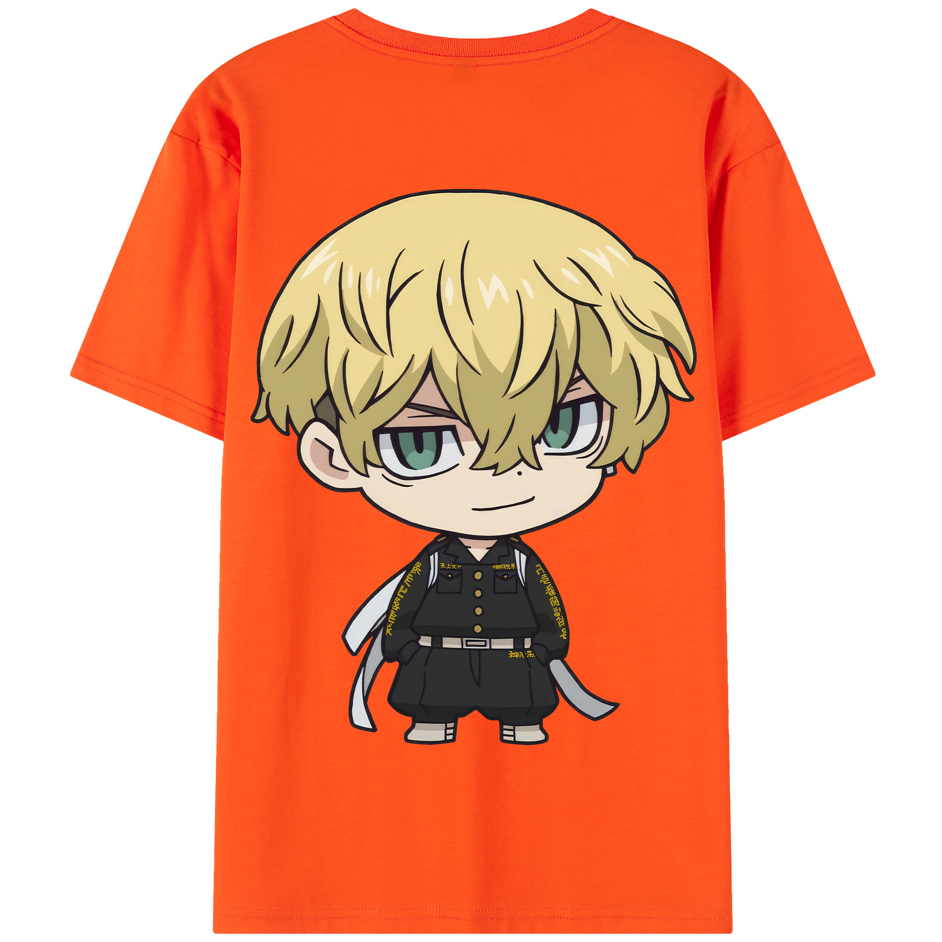 （画像用） 東京リベンジャーズ Tokyo Revengers 綿100％半袖Tシャツ（背面プリント）