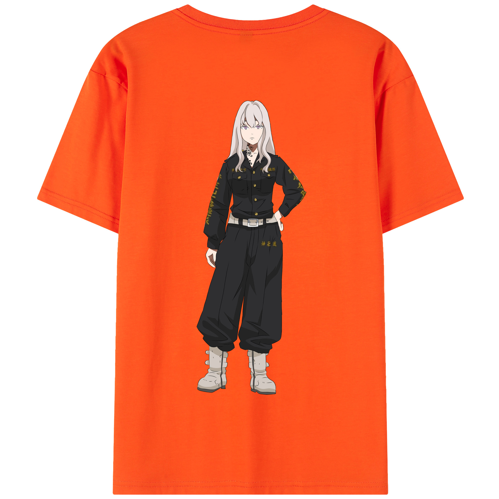 （画像用） 東京リベンジャーズ Tokyo Revengers 綿100％半袖Tシャツ（背面プリント）