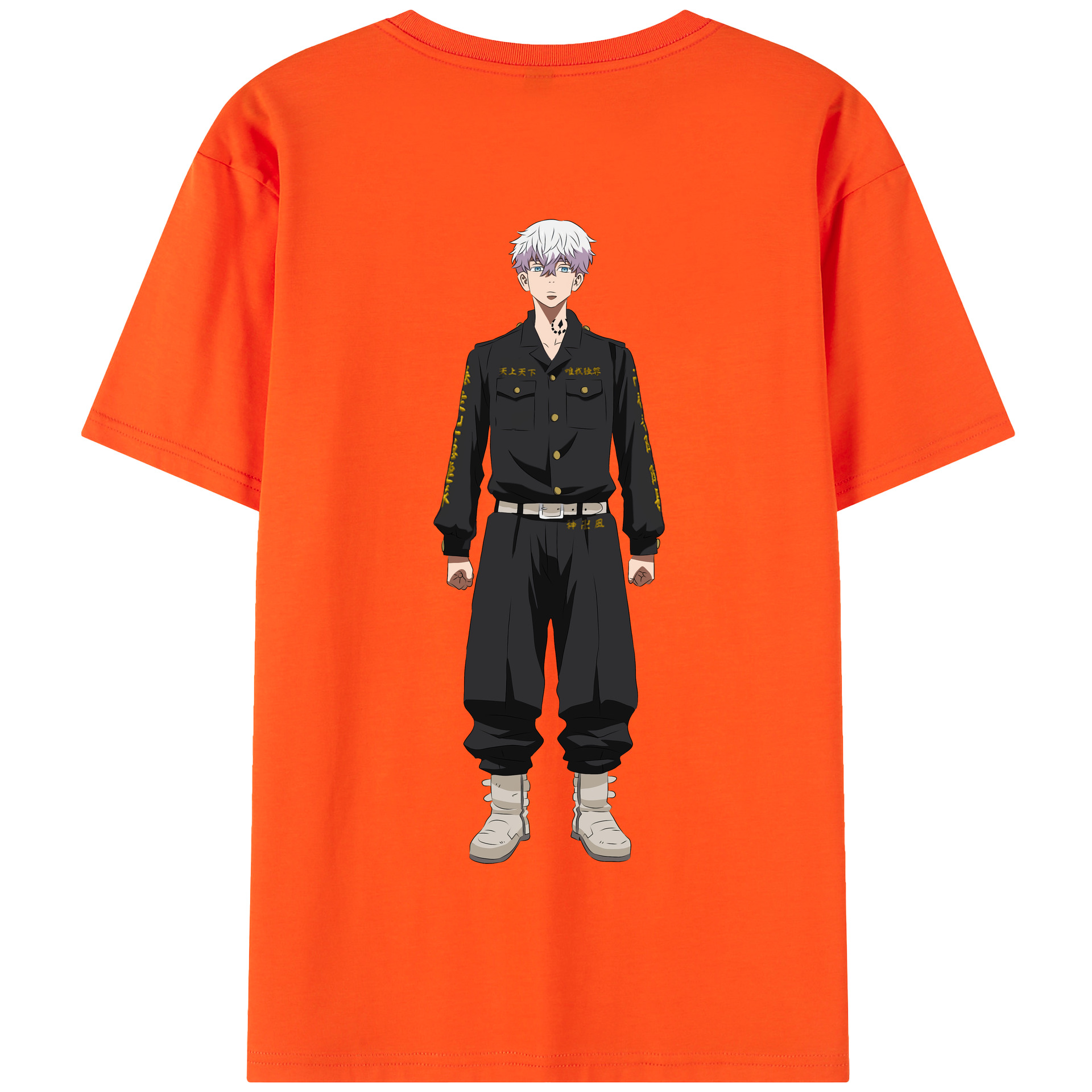 （画像用） 東京リベンジャーズ Tokyo Revengers 綿100％半袖Tシャツ（背面プリント）