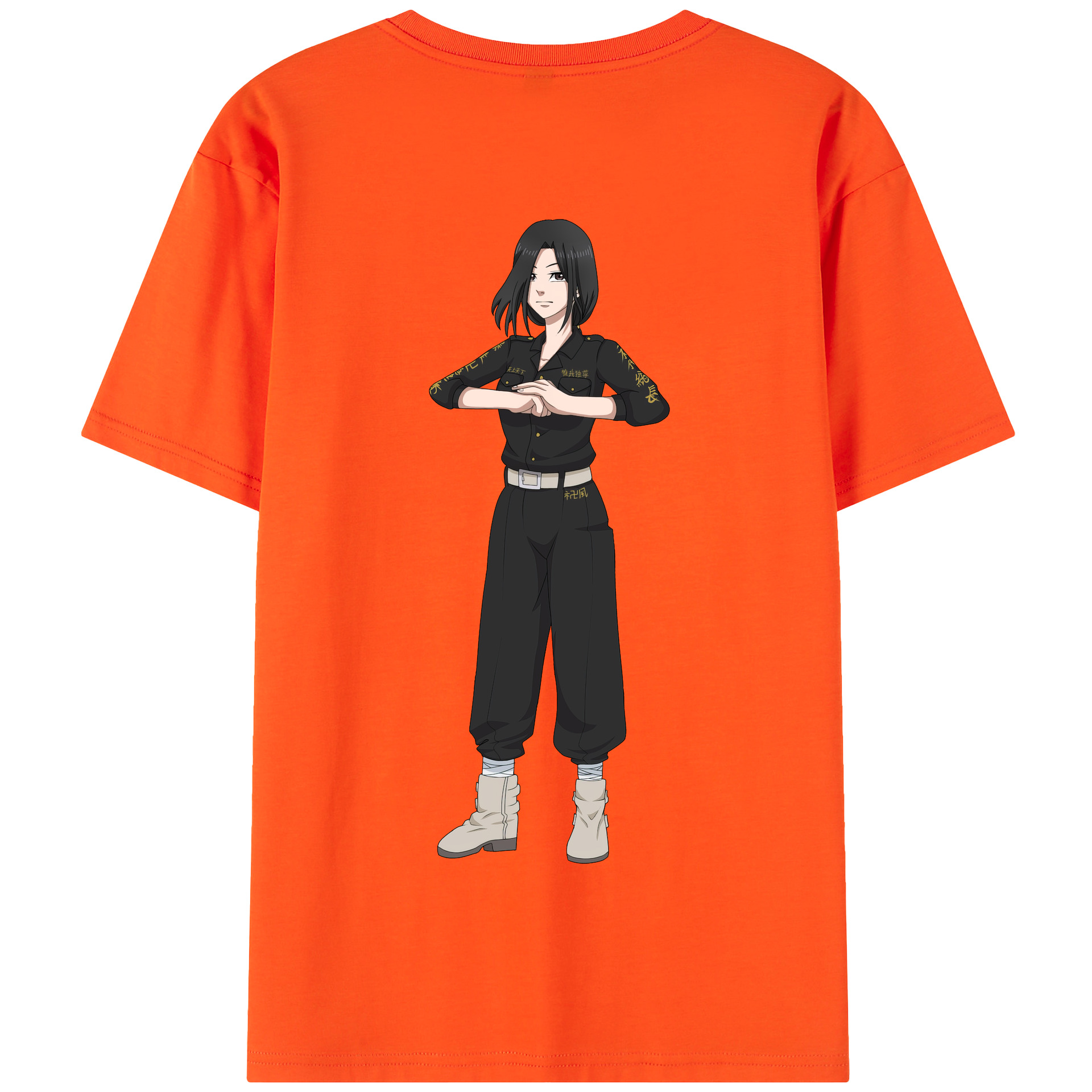 （画像用） 東京リベンジャーズ Tokyo Revengers 綿100％半袖Tシャツ（背面プリント）
